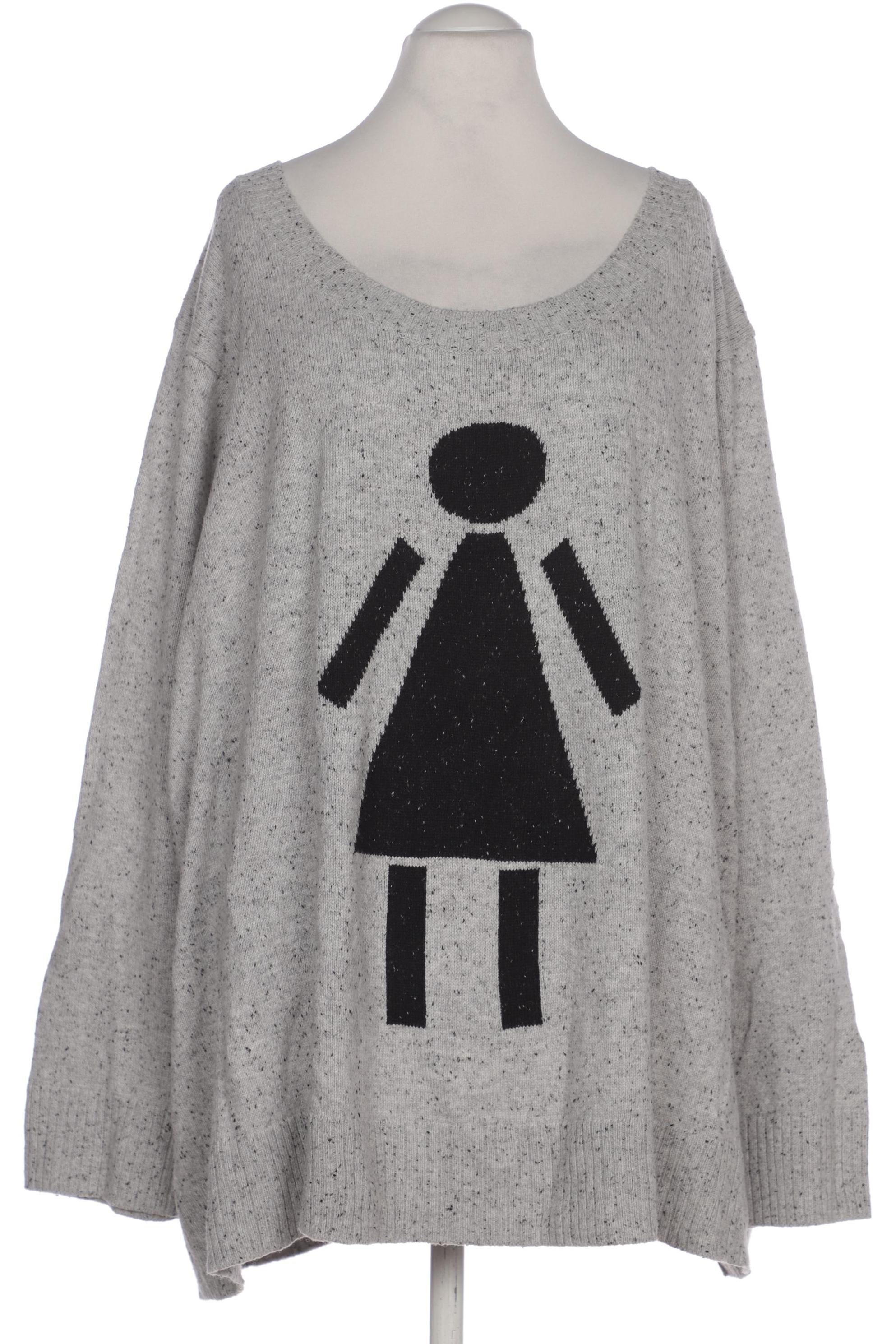 

Ulla Popken Damen Pullover, grau, Gr. 56