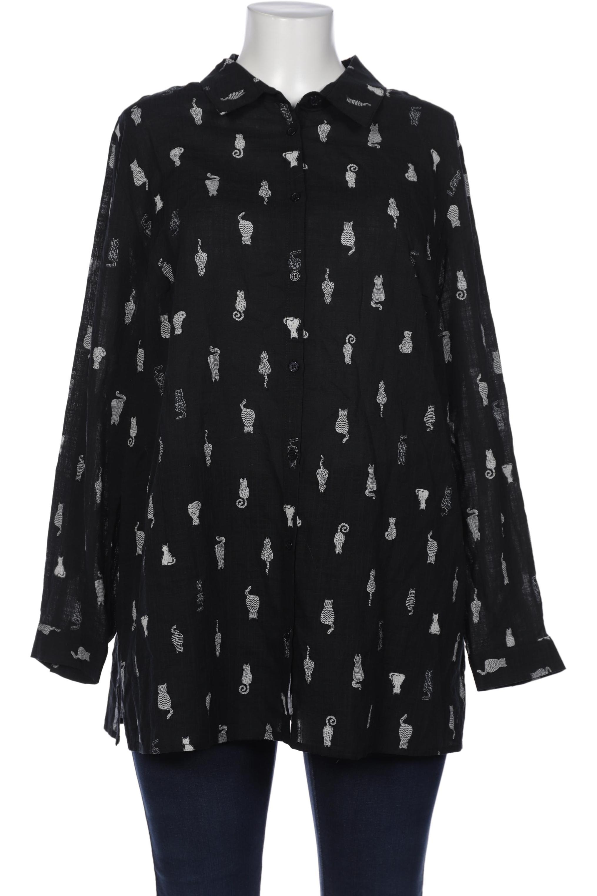 

Ulla Popken Damen Bluse, schwarz, Gr. 46