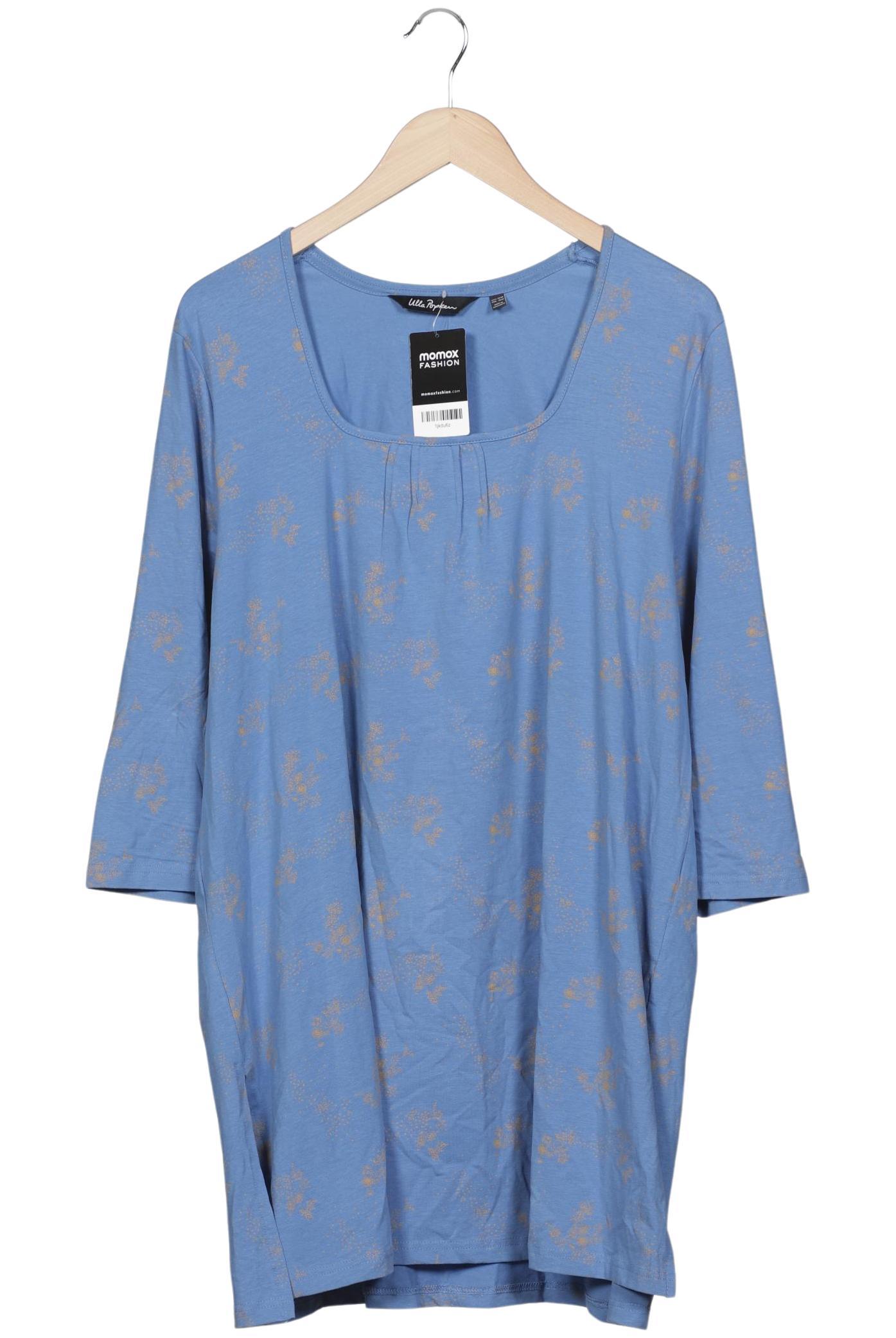 

Ulla Popken Damen Langarmshirt, hellblau, Gr. 46