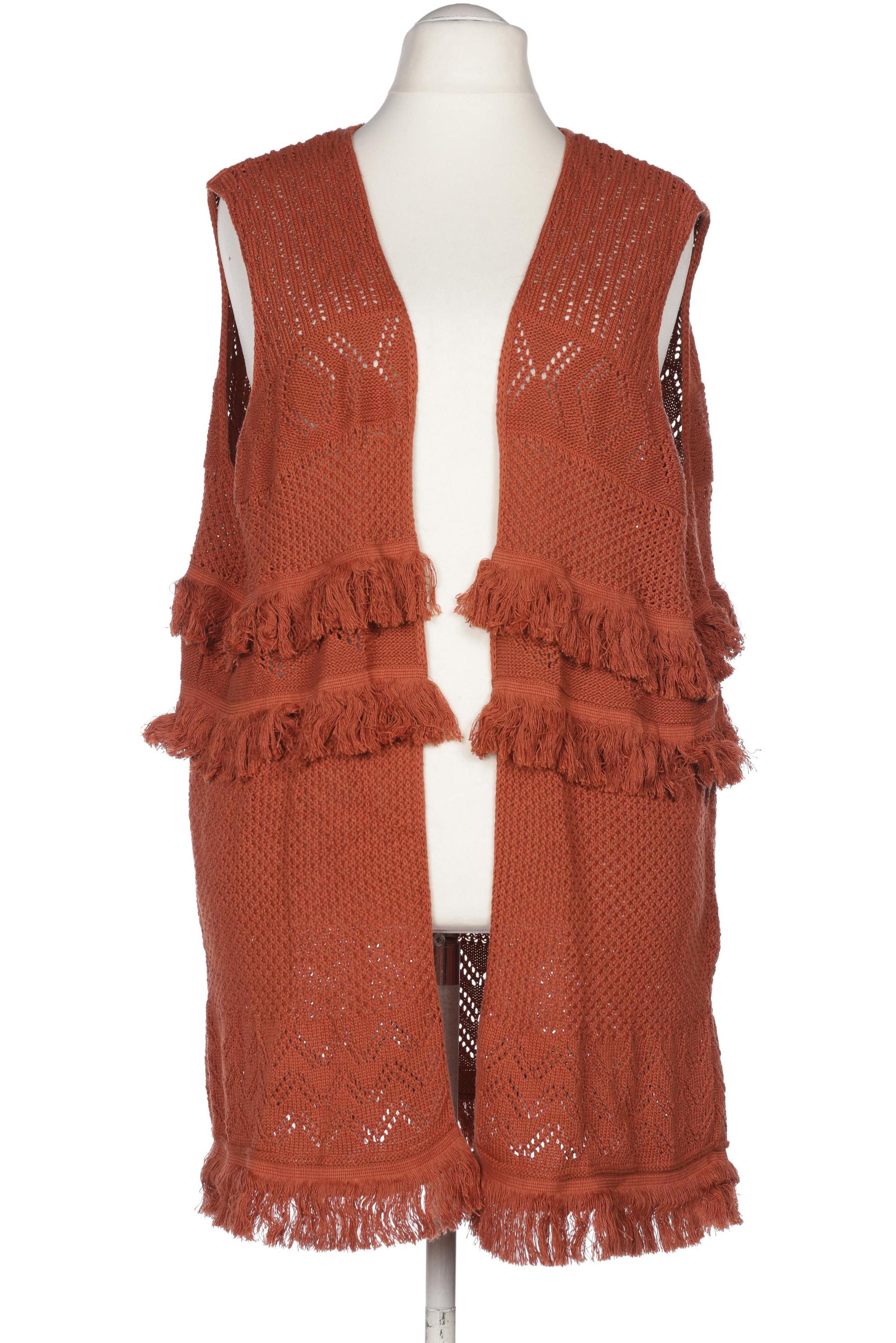 

Ulla Popken Damen Weste, orange, Gr. 24