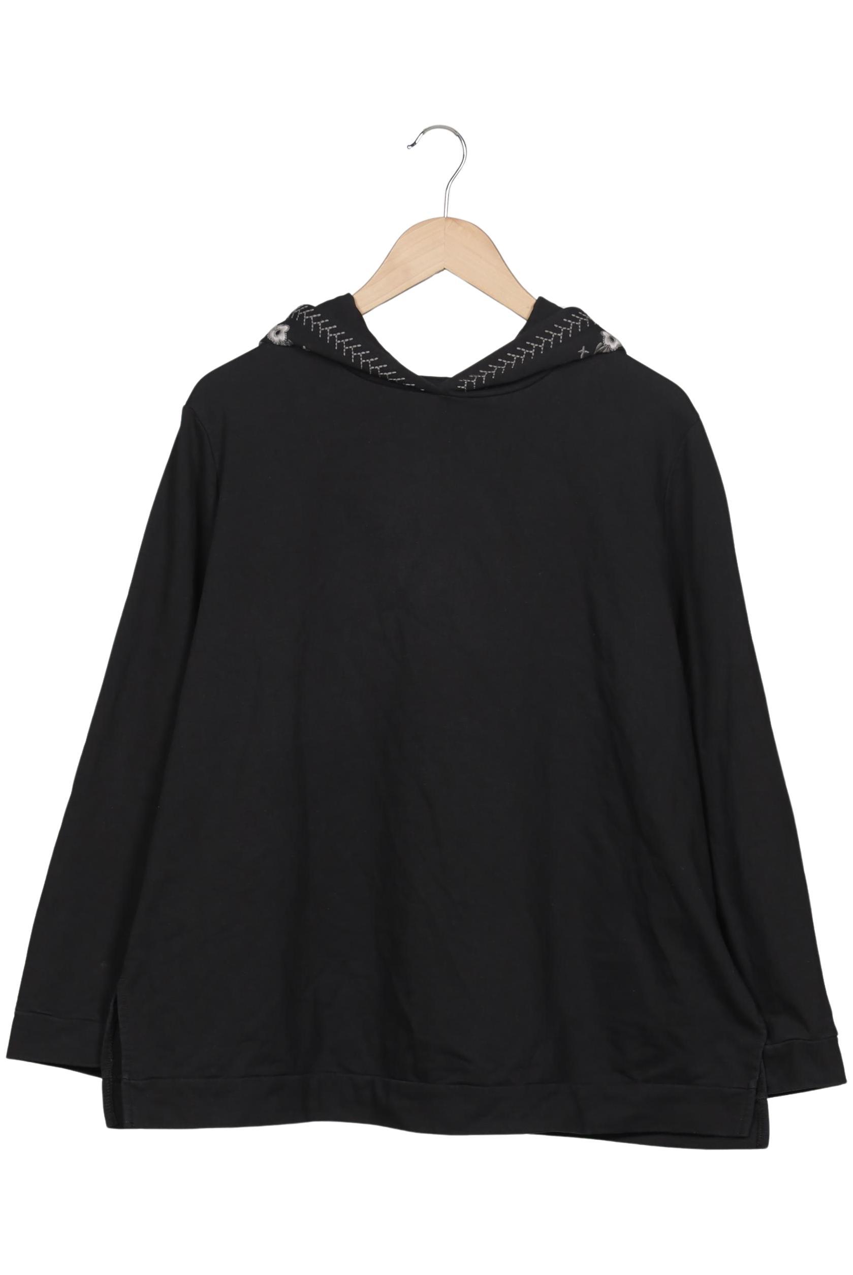 

Ulla Popken Damen Kapuzenpullover, schwarz, Gr. 50