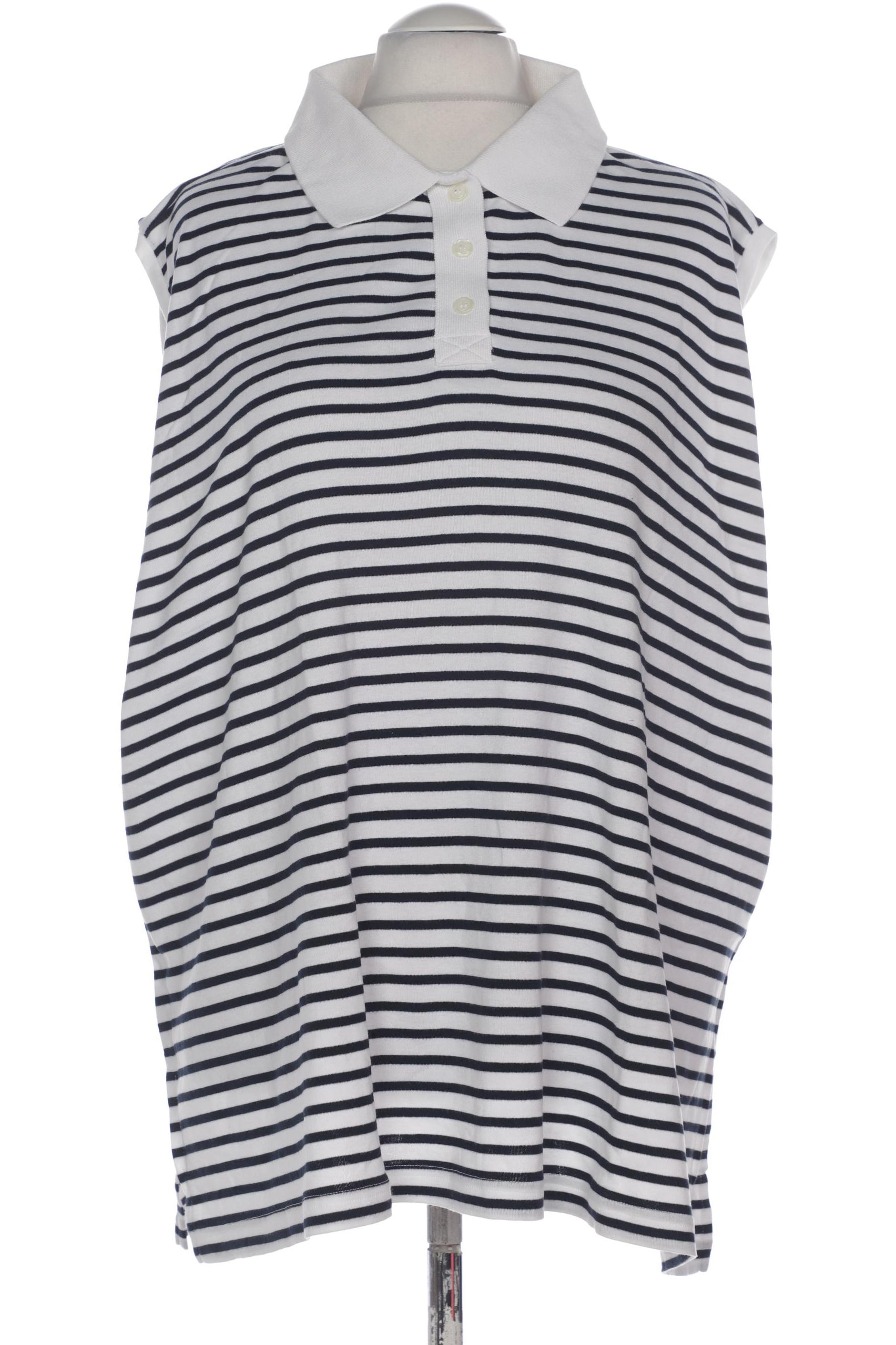 

Ulla Popken Damen Poloshirt, weiß, Gr. 58