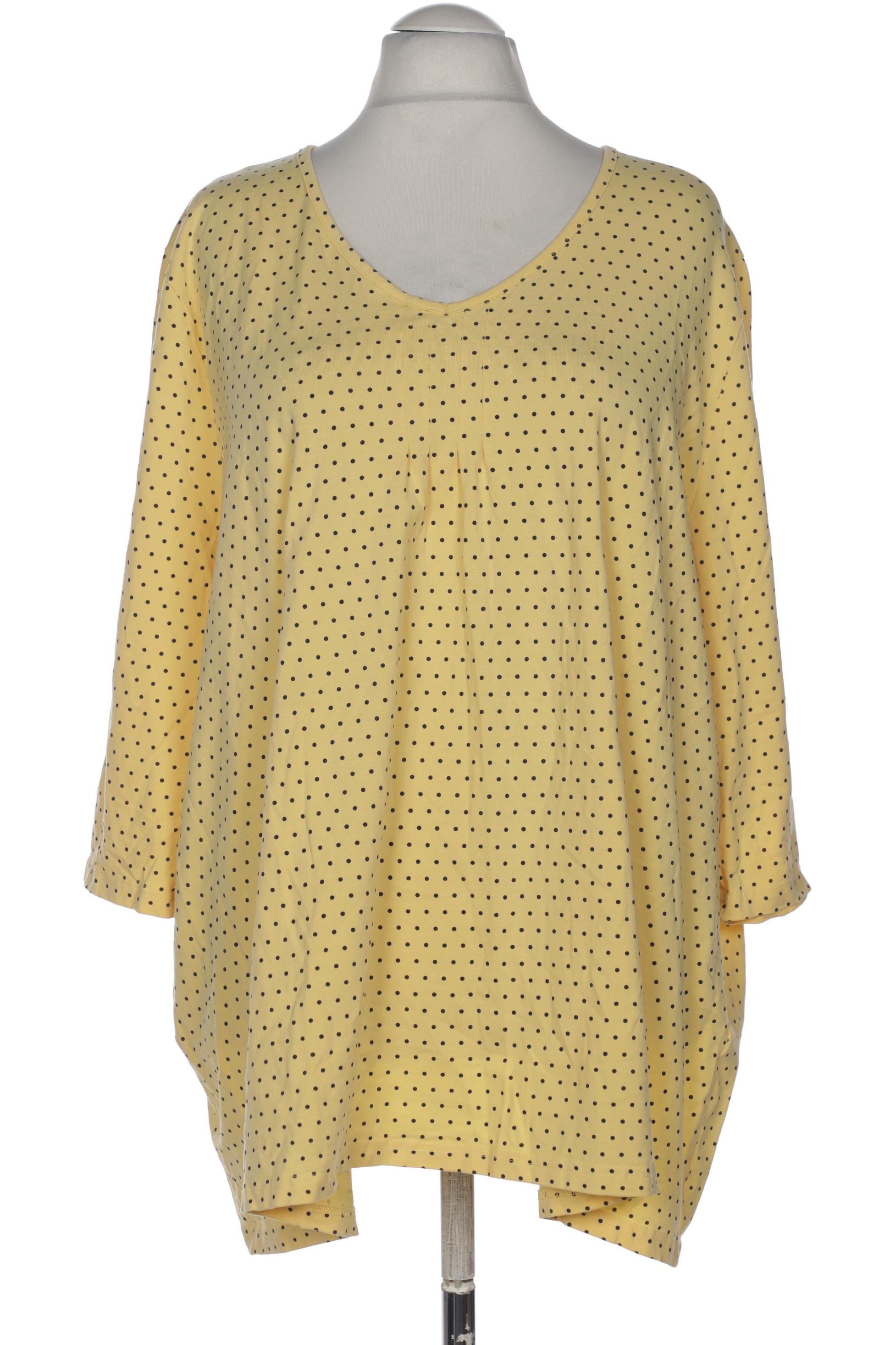 

Ulla Popken Damen Langarmshirt, gelb, Gr. 58
