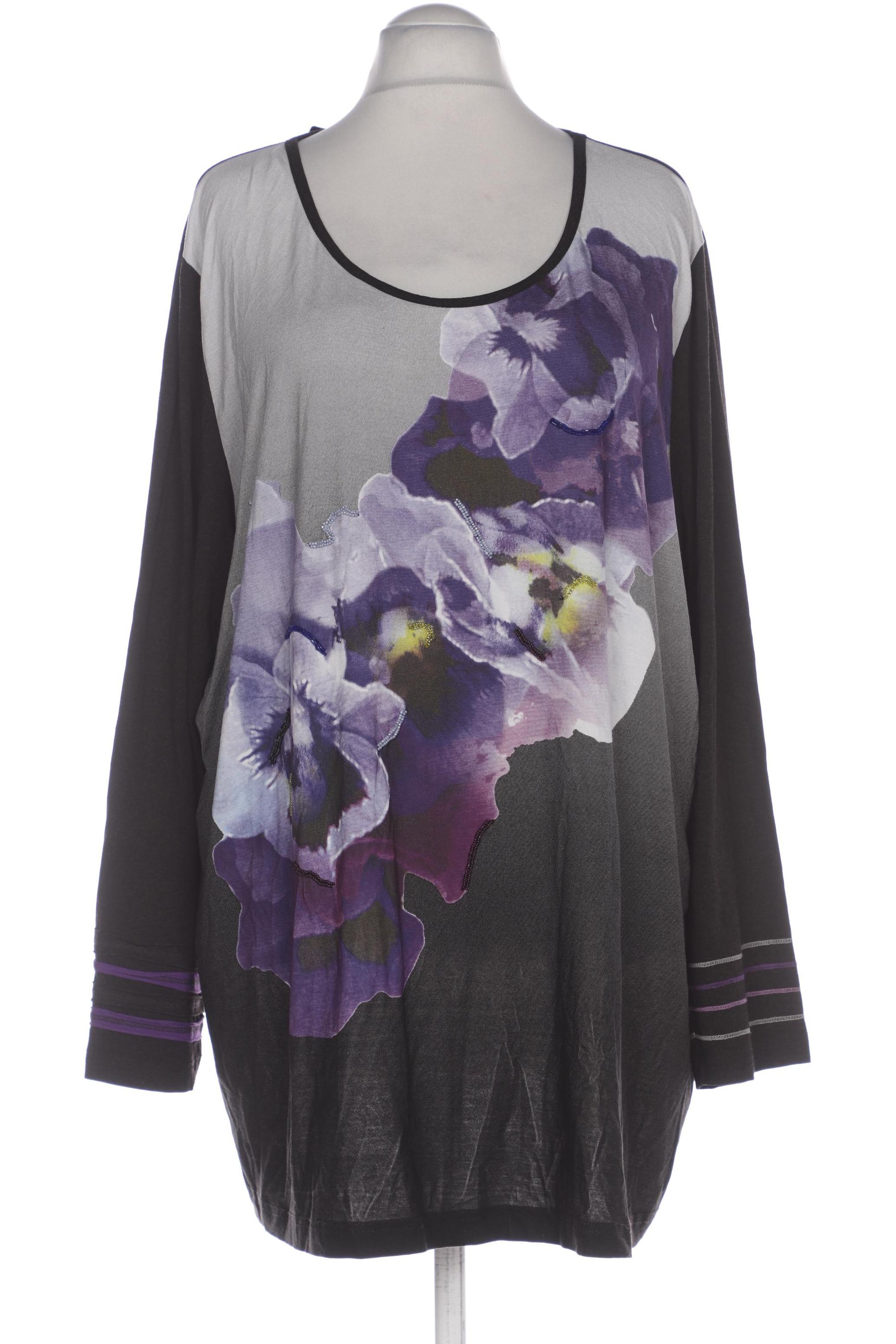 

Ulla Popken Damen Langarmshirt, braun, Gr. 54