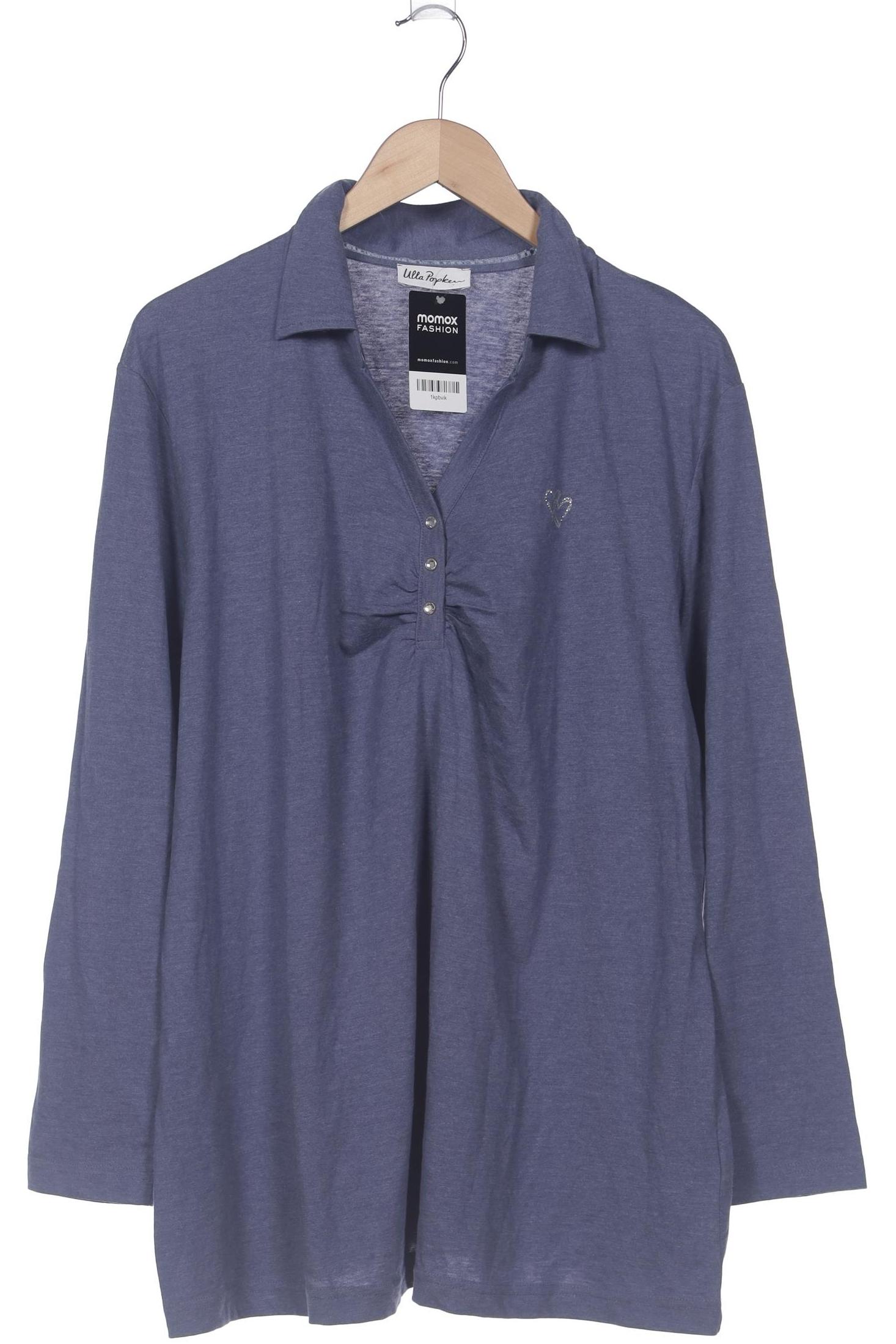 

Ulla Popken Damen Poloshirt, blau, Gr. 50