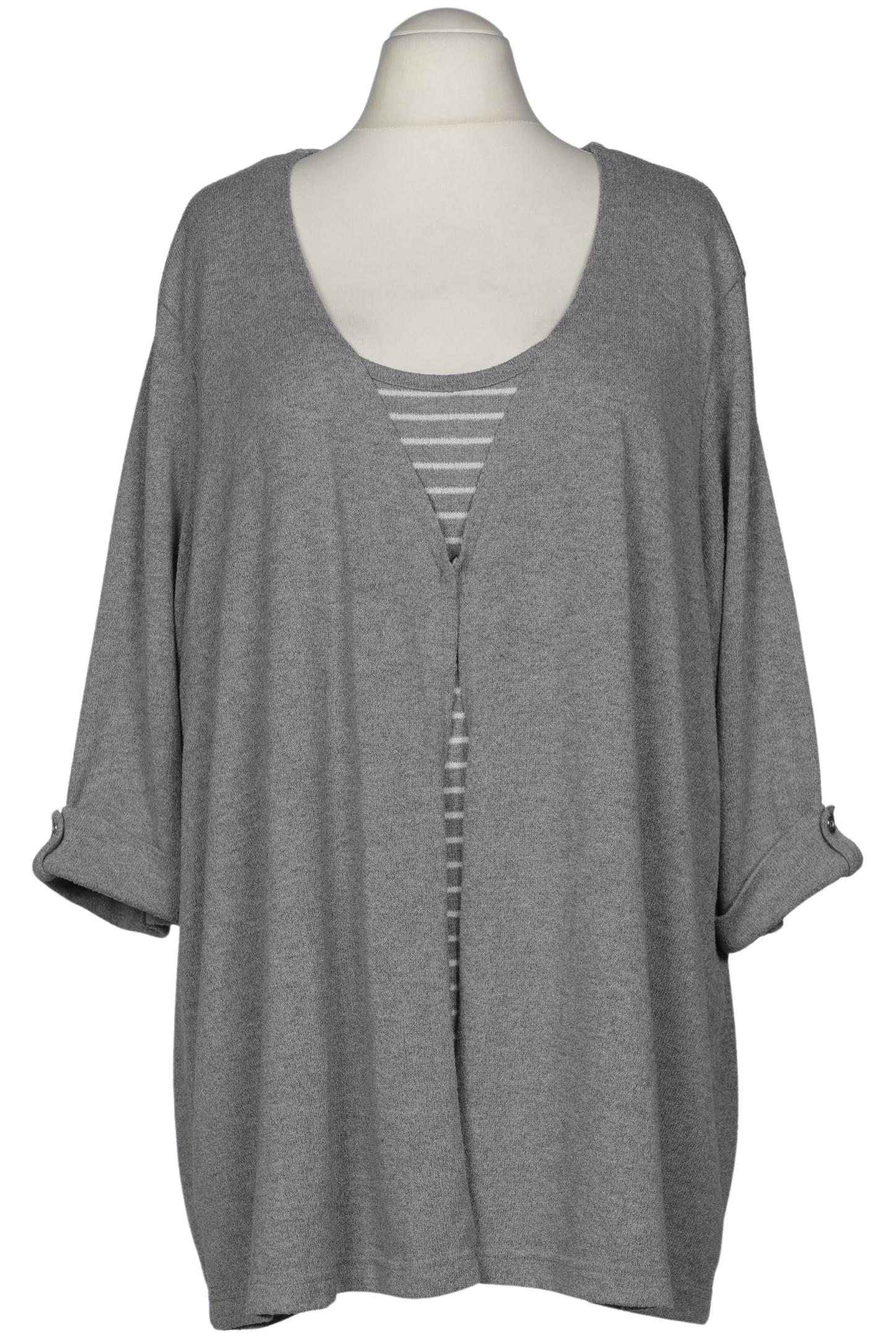 

Ulla Popken Damen Pullover, grau, Gr. 62