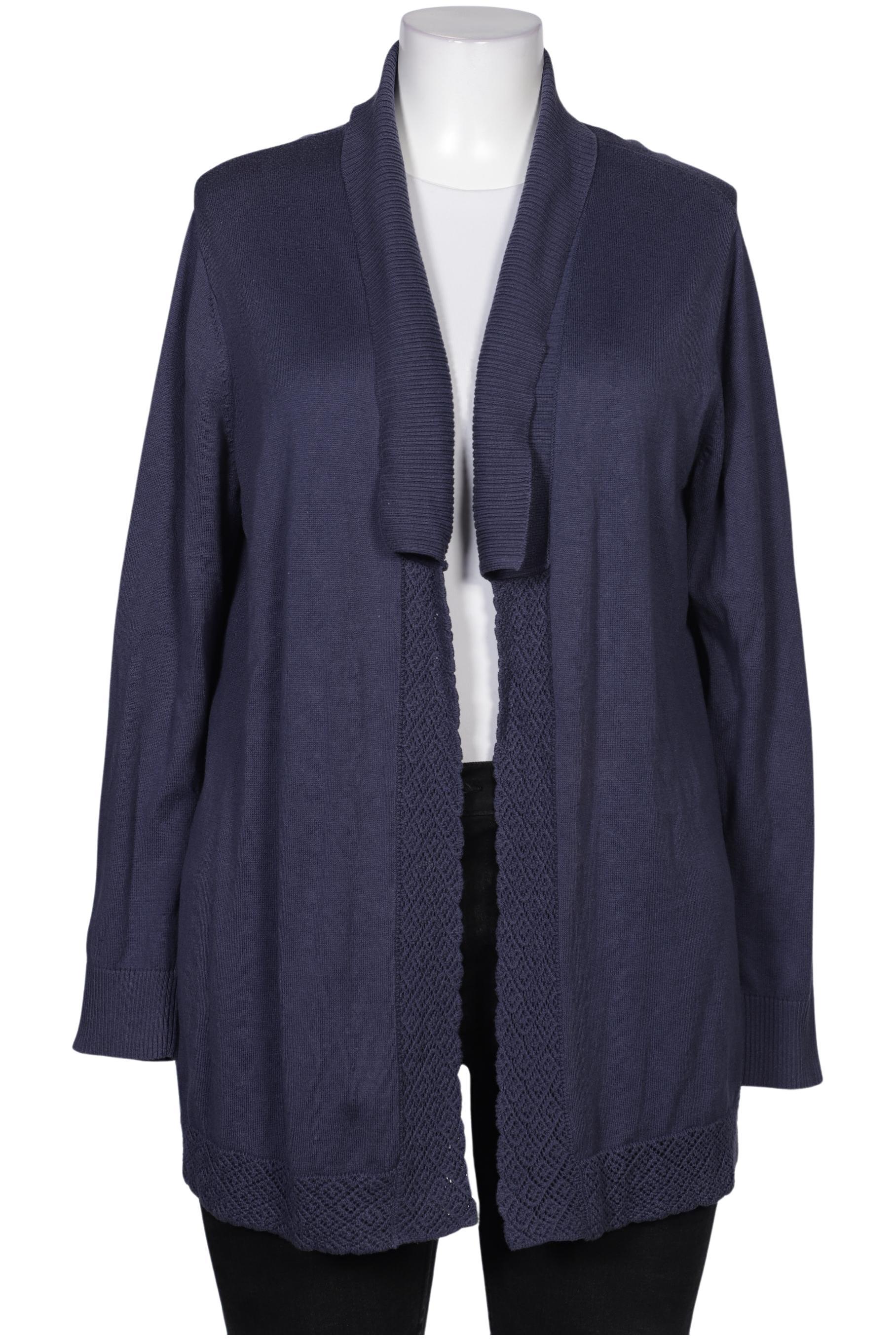 

Ulla Popken Damen Strickjacke, marineblau, Gr. 46