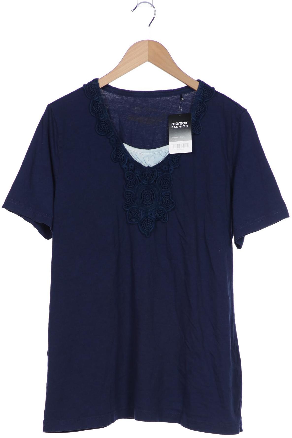 

Ulla Popken Damen T-Shirt, marineblau, Gr. 46