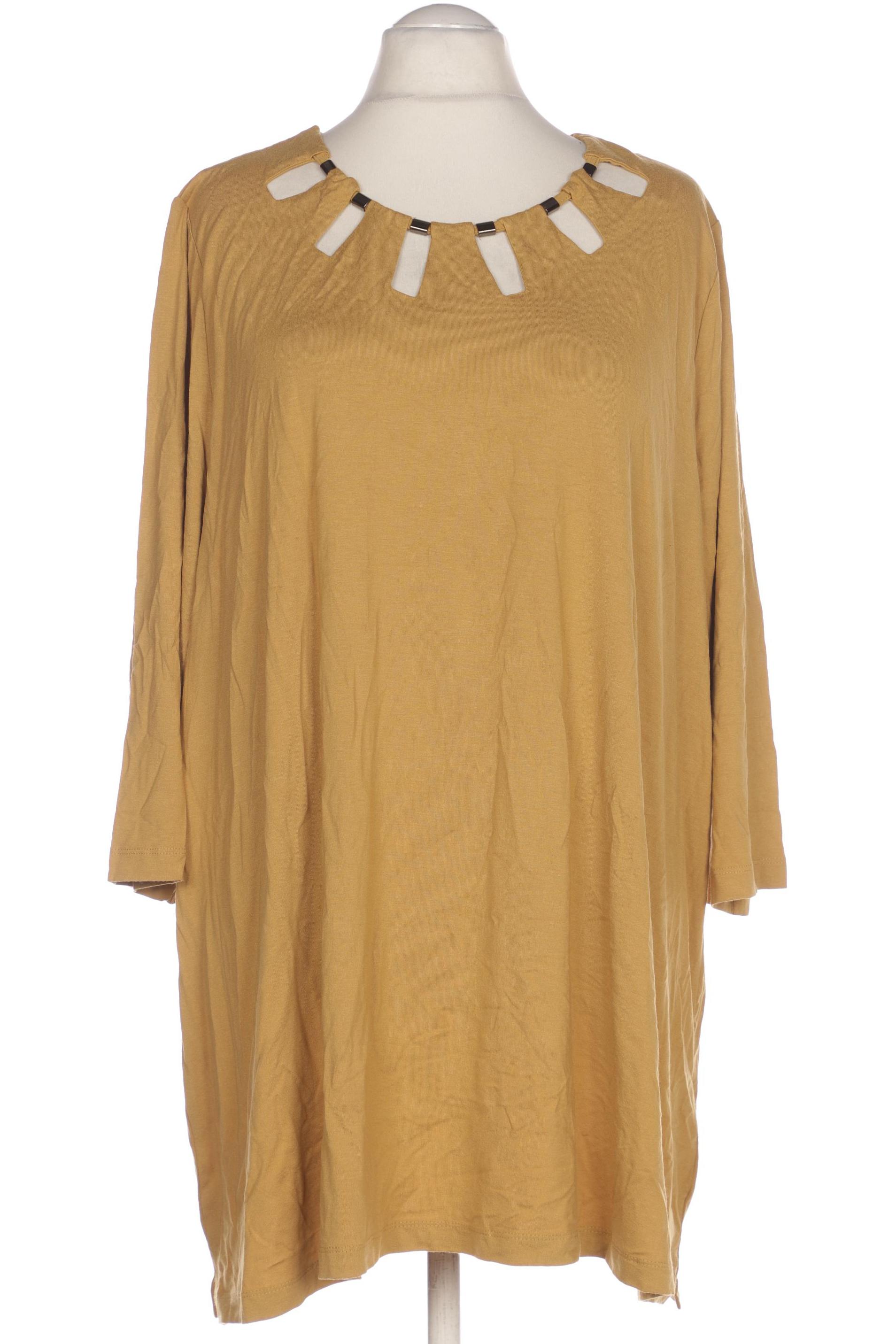 

Ulla Popken Damen Langarmshirt, gelb