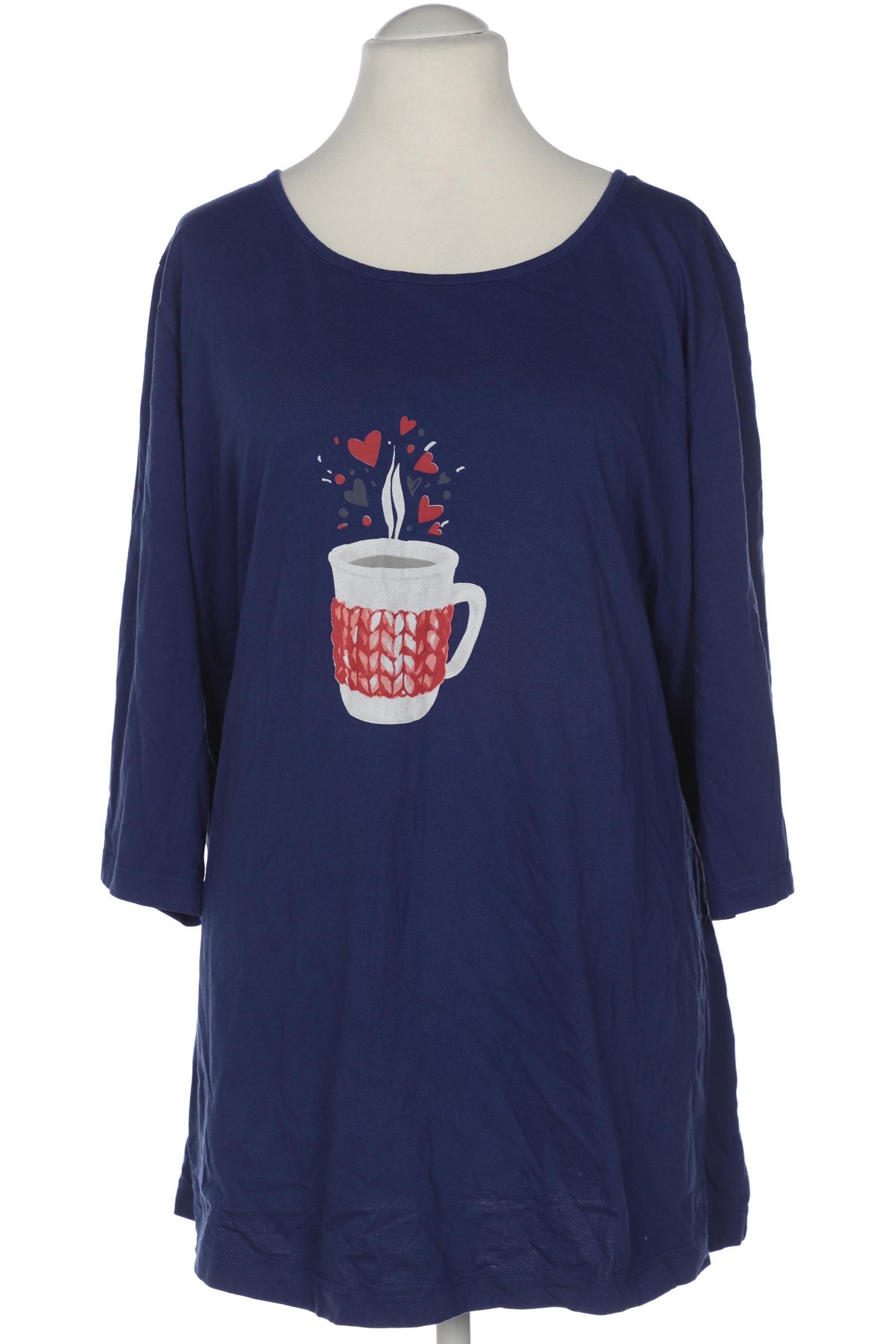 

Ulla Popken Damen T-Shirt, marineblau, Gr. 58