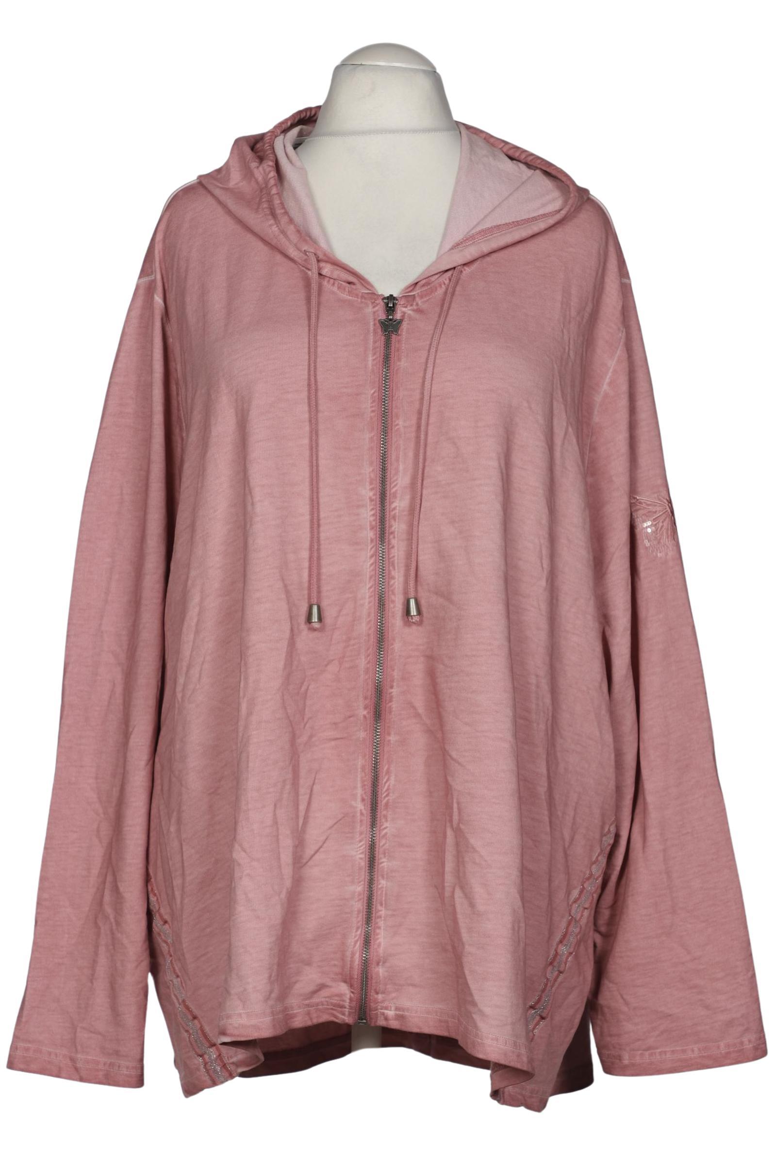 

Ulla Popken Damen Kapuzenpullover, pink, Gr. 62