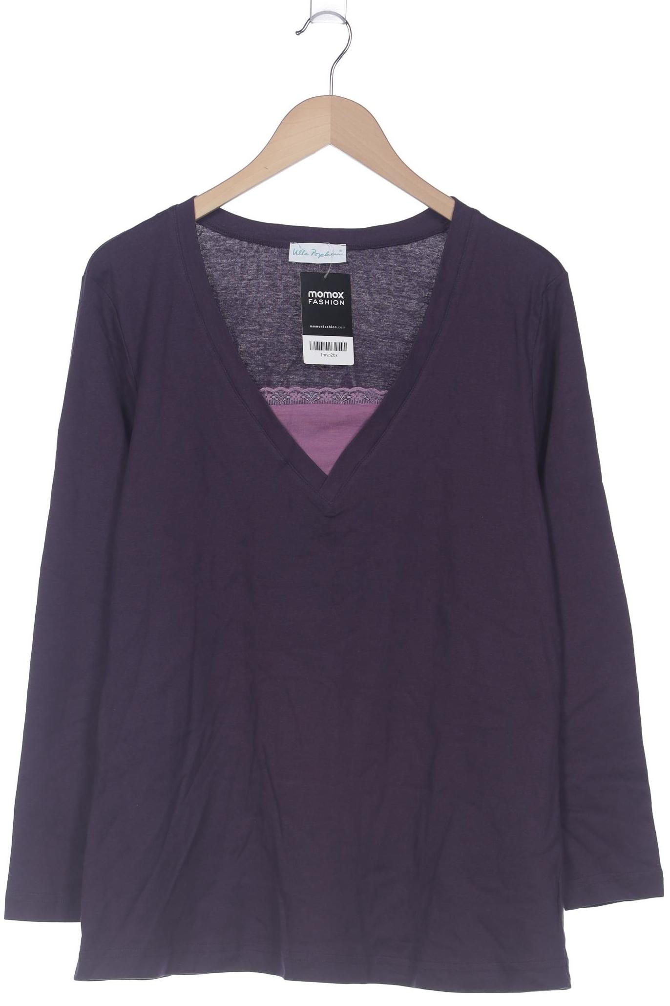 

Ulla Popken Damen Langarmshirt, flieder, Gr. 42