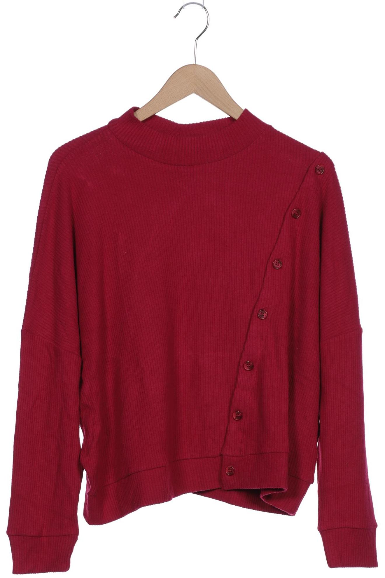 

Ulla Popken Damen Langarmshirt, bordeaux, Gr. 46