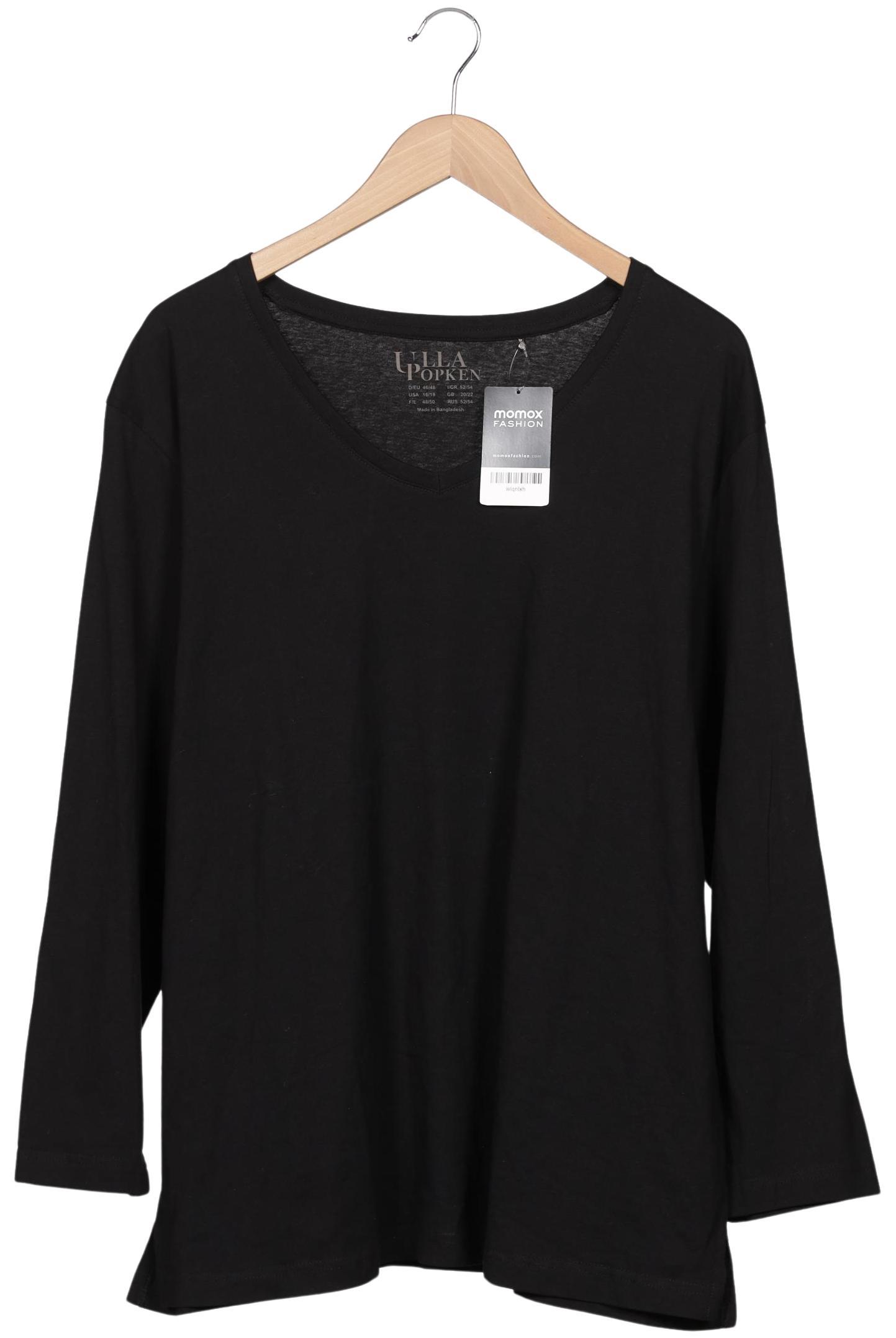 

Ulla Popken Damen Langarmshirt, schwarz, Gr. 46