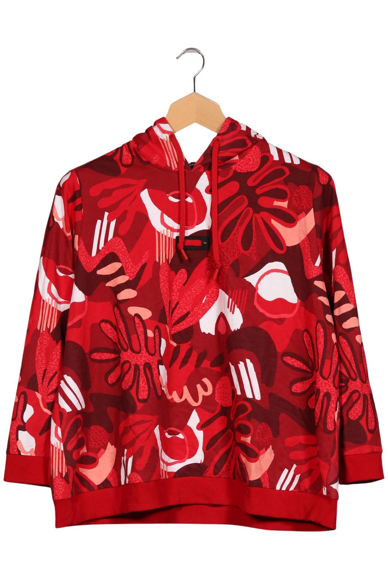 

Ulla Popken Damen Kapuzenpullover, rot, Gr. 50