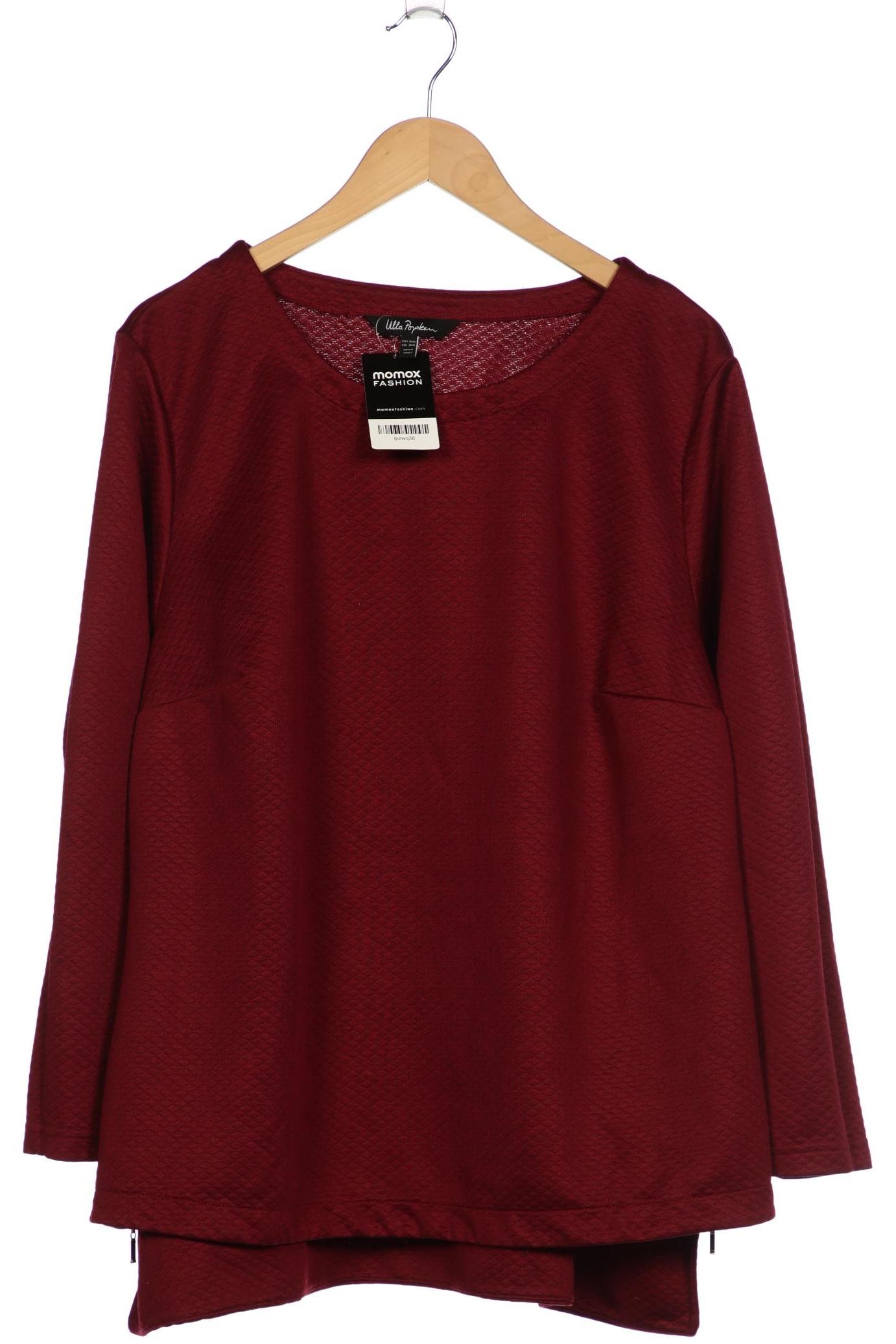

Ulla Popken Damen Sweatshirt, bordeaux, Gr. 50