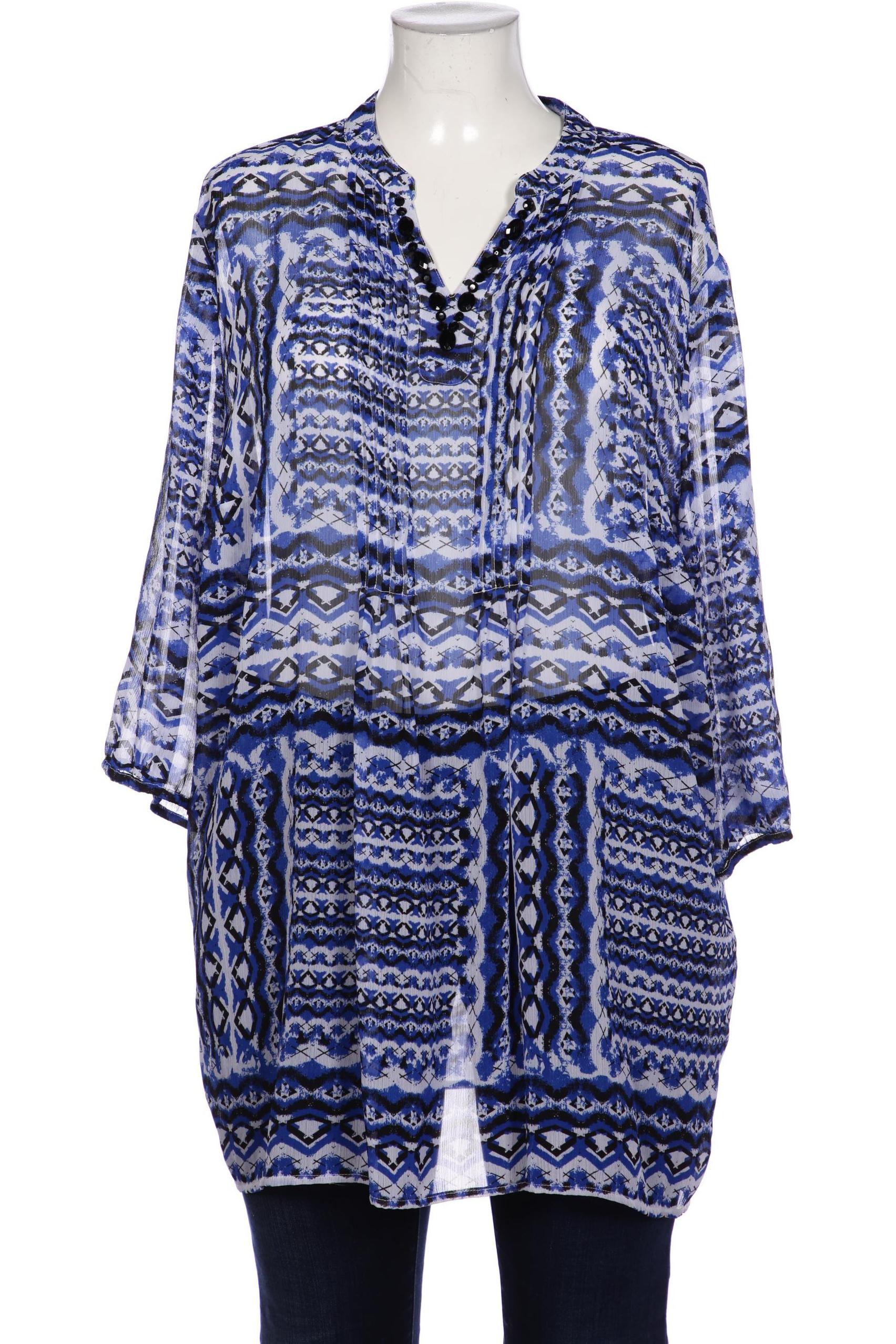 

Ulla Popken Damen Bluse, blau, Gr. 50