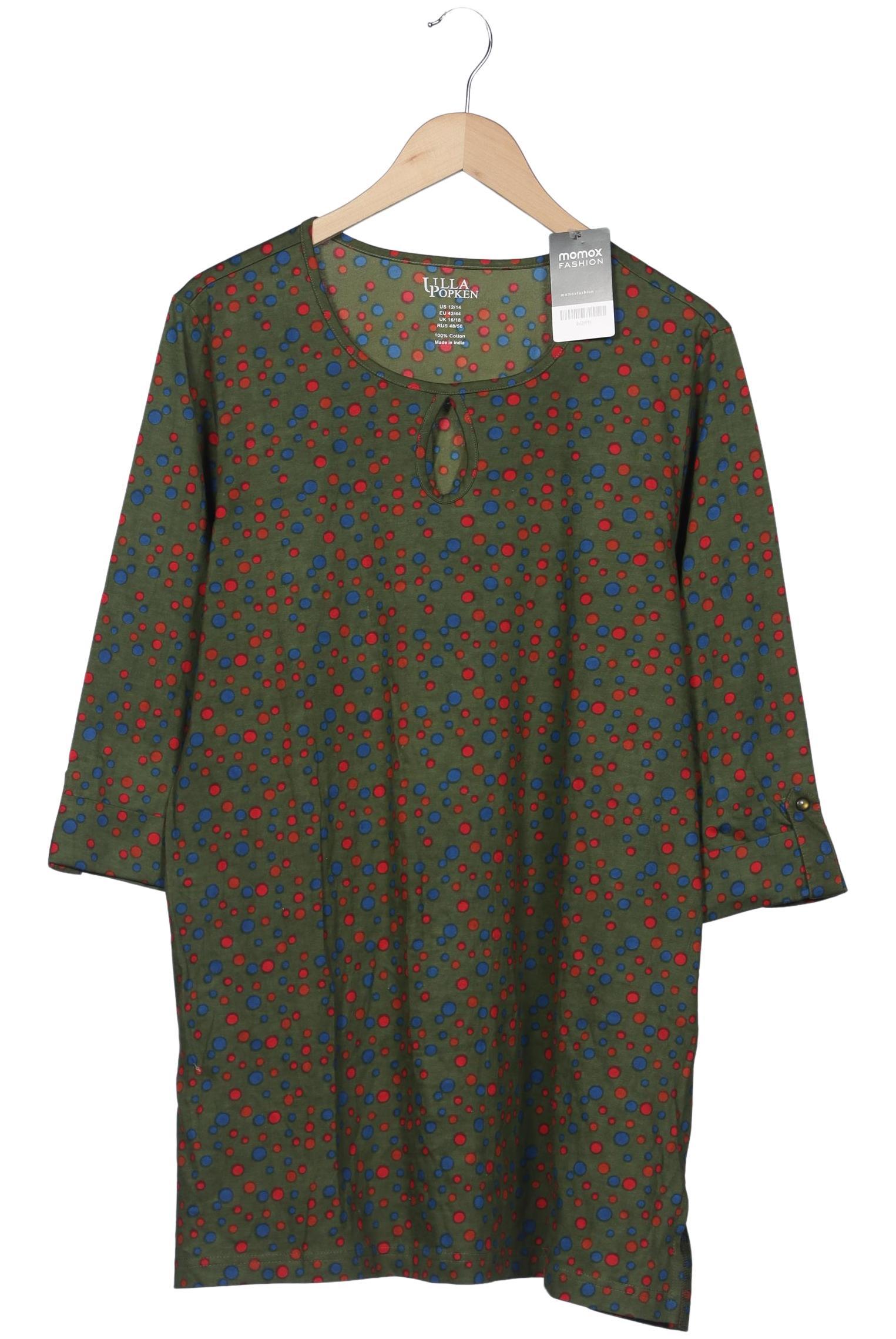 

Ulla Popken Damen Langarmshirt, grün, Gr. 42