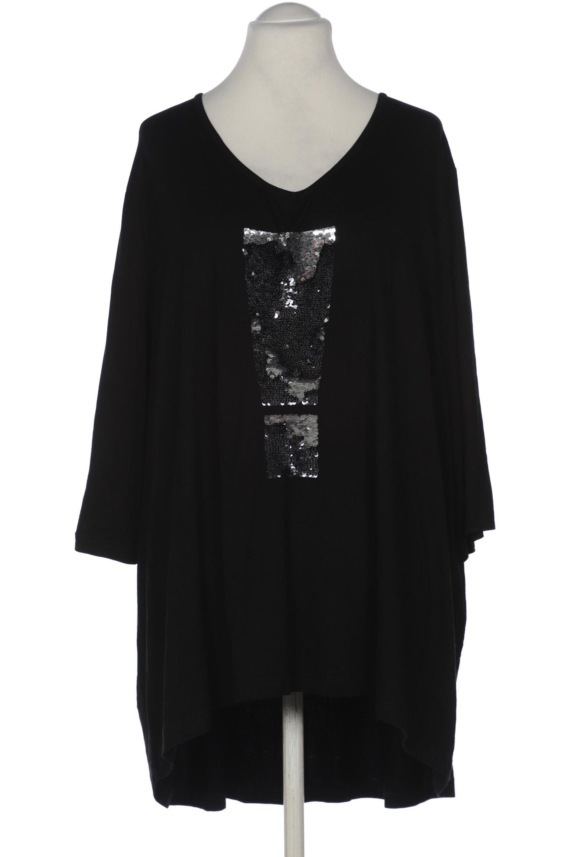 

Ulla Popken Damen T-Shirt, schwarz, Gr. 58