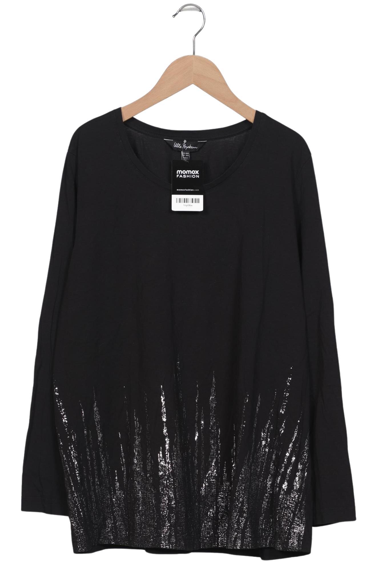 

Ulla Popken Damen Langarmshirt, schwarz, Gr. 46