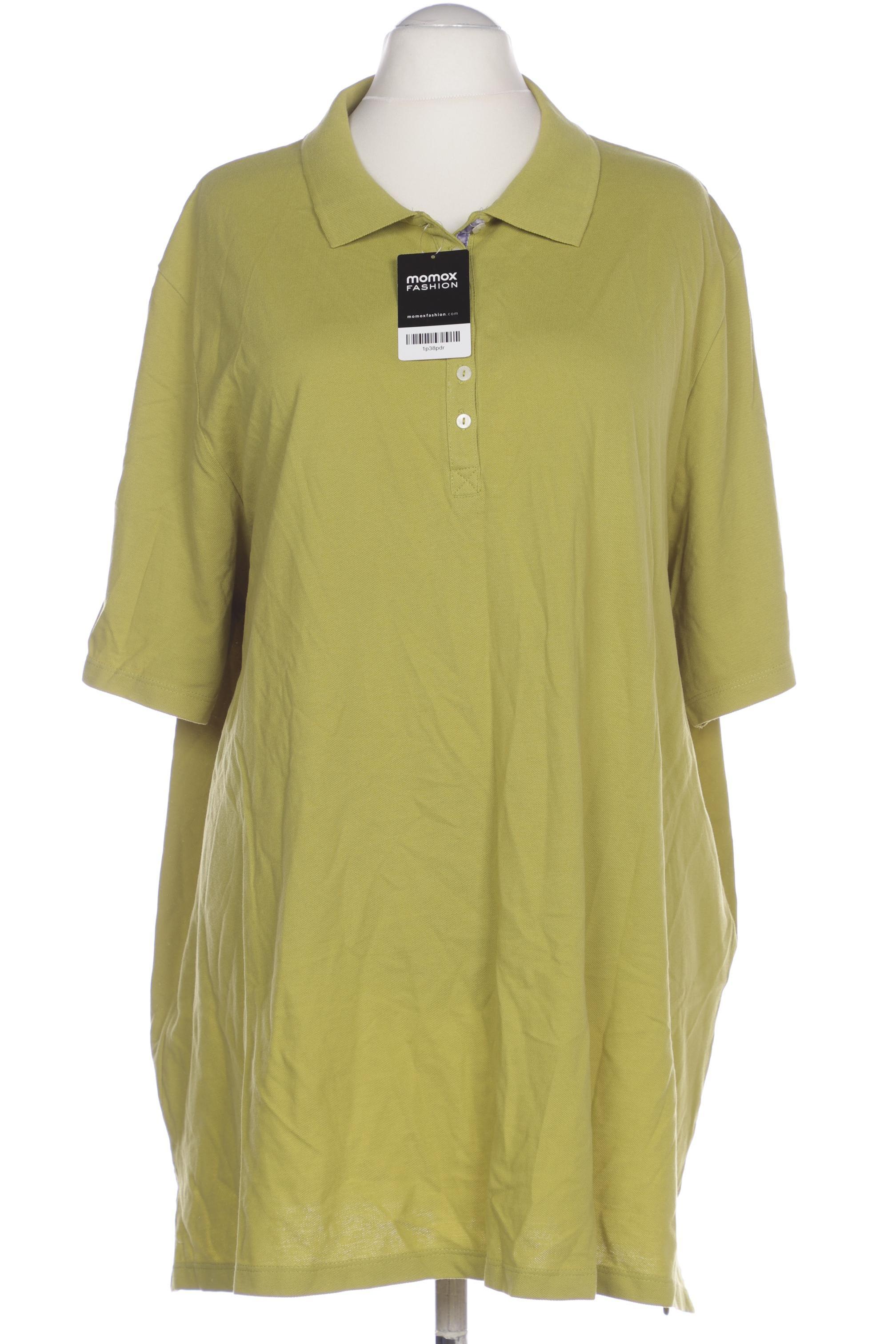 

Ulla Popken Damen Poloshirt, hellgrün, Gr. 54