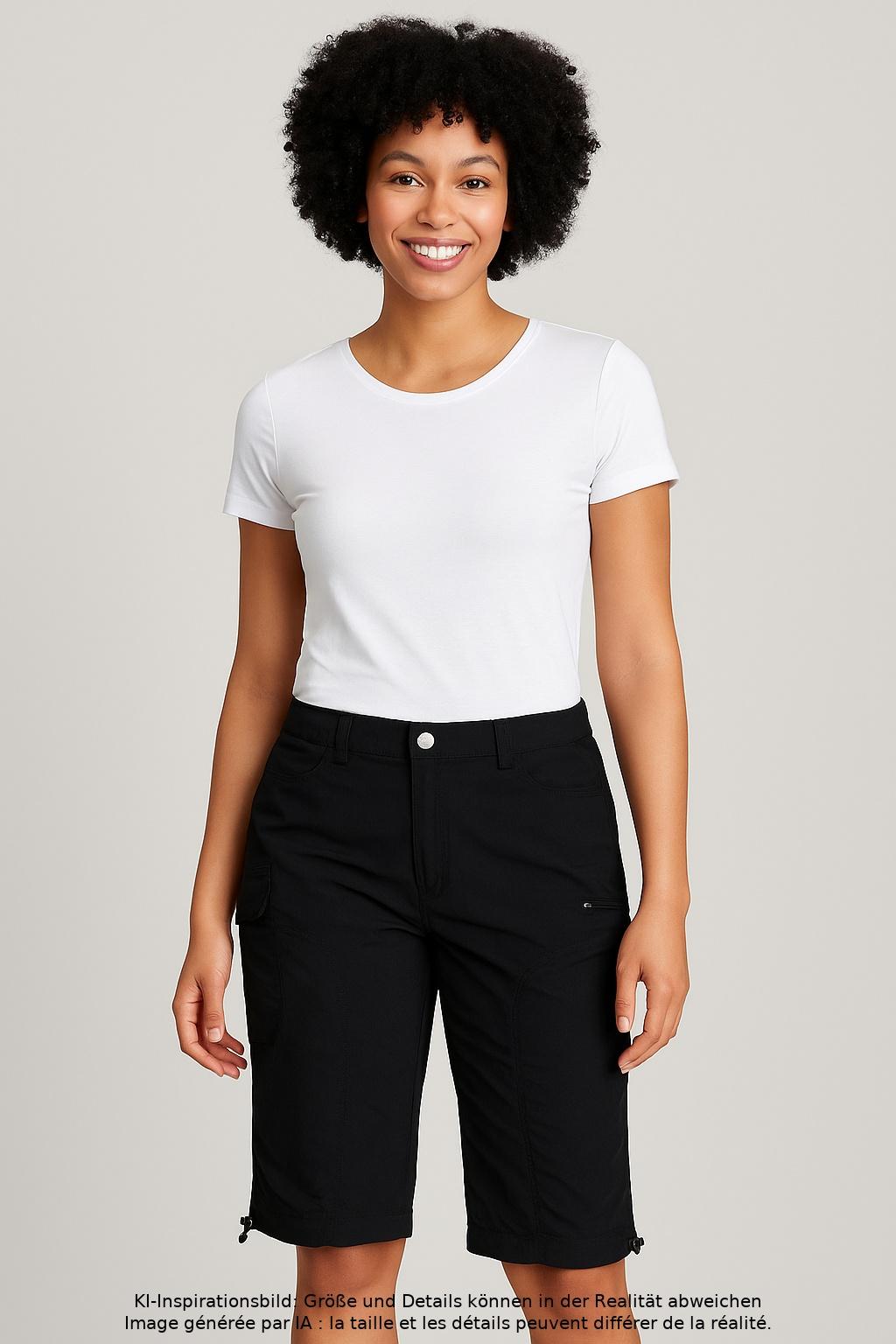 

Ulla Popken Damen Stoffhose, schwarz, Gr. 50