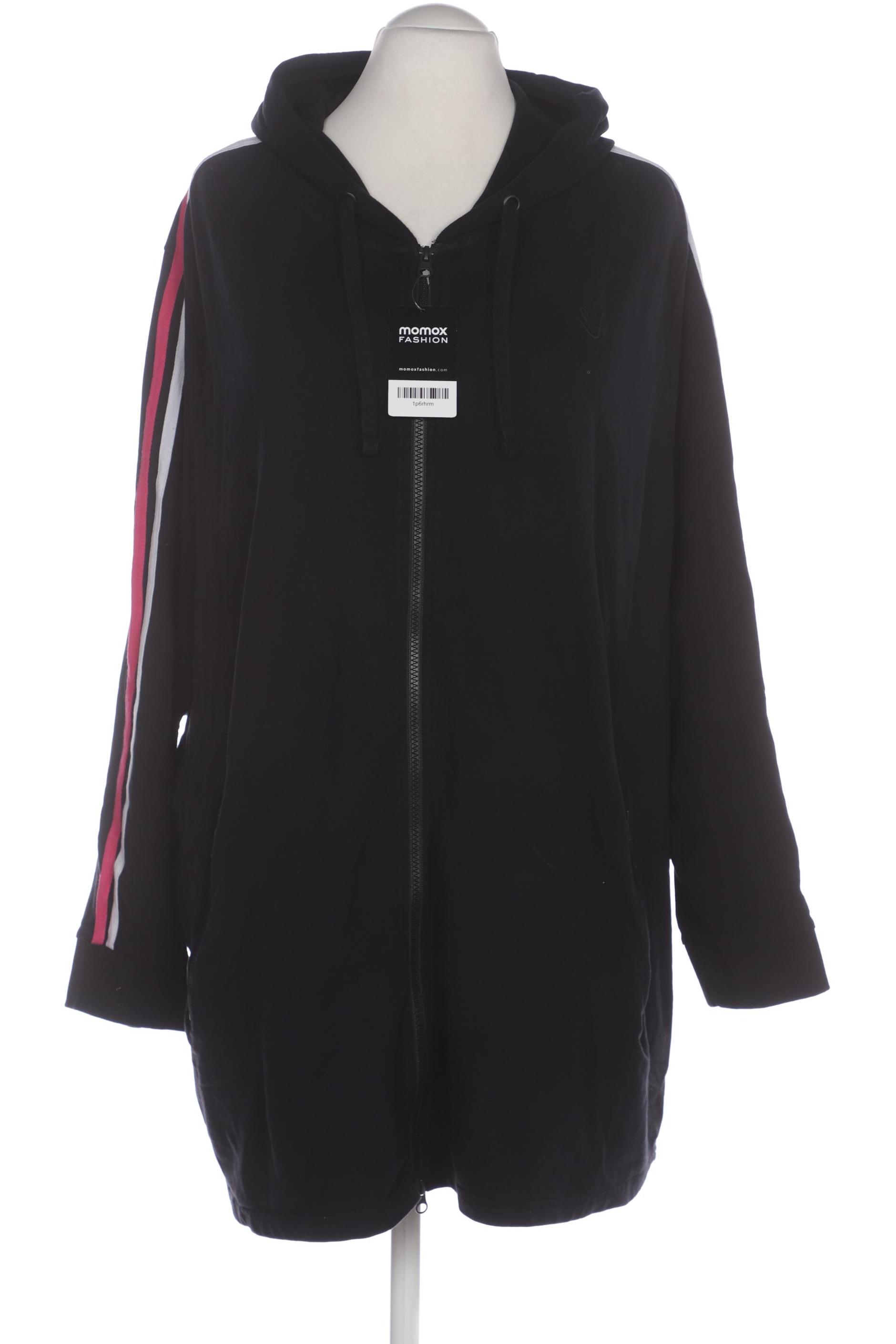 

Ulla Popken Damen Kapuzenpullover, schwarz, Gr. 58