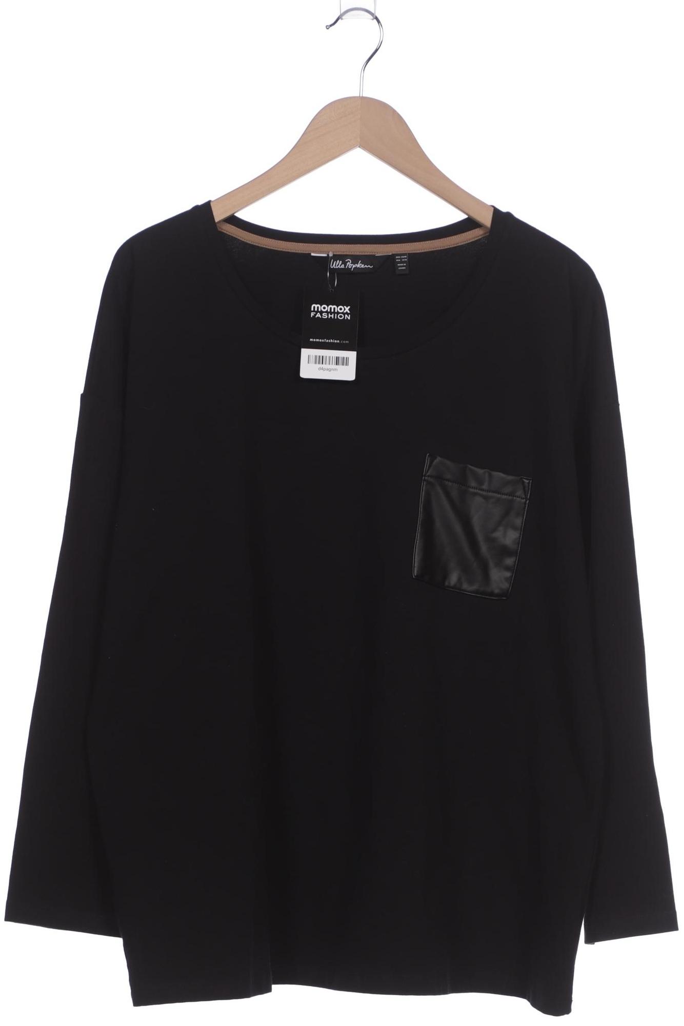 

Ulla Popken Damen Langarmshirt, schwarz, Gr. 46