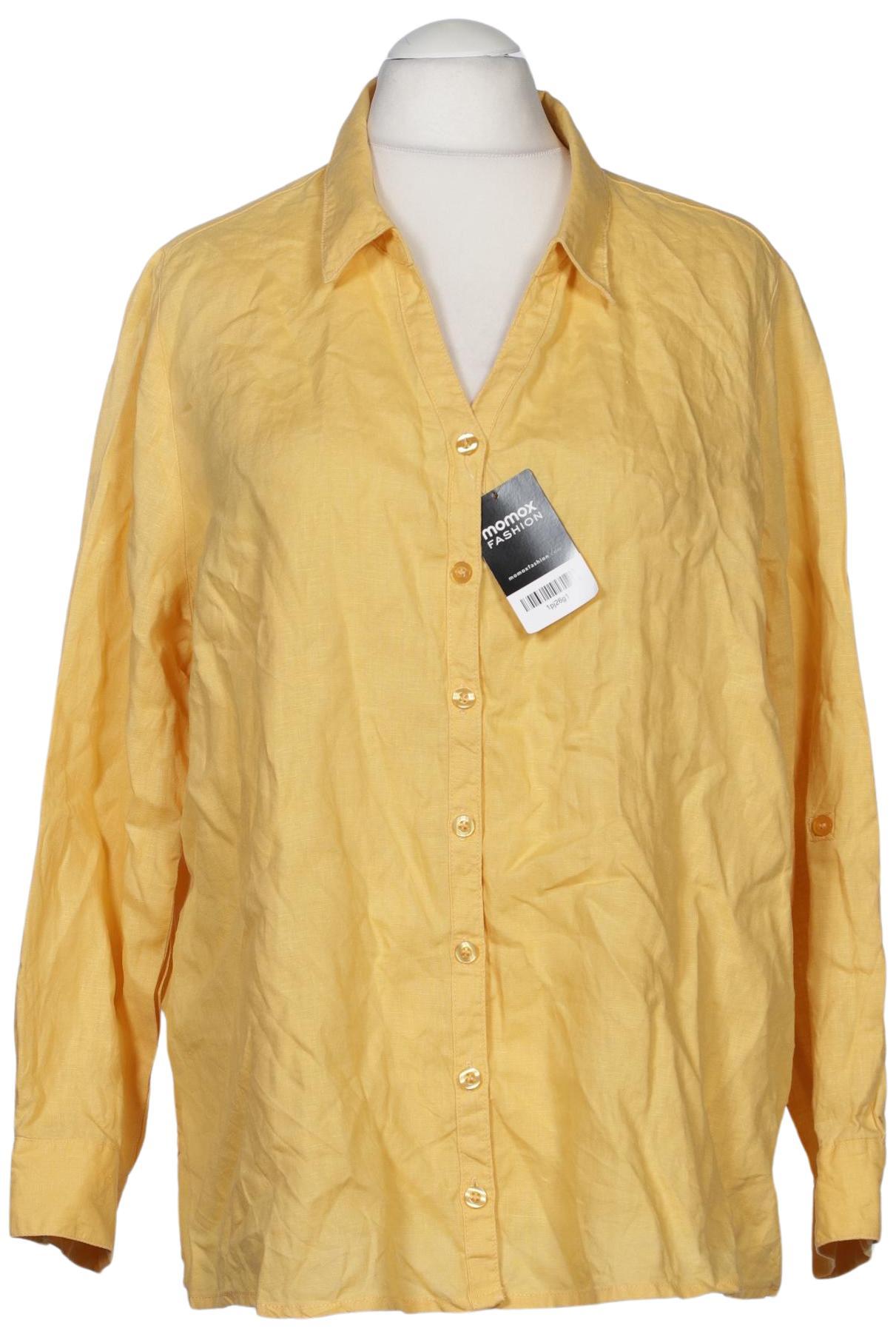 

Ulla Popken Damen Bluse, gelb, Gr. 46