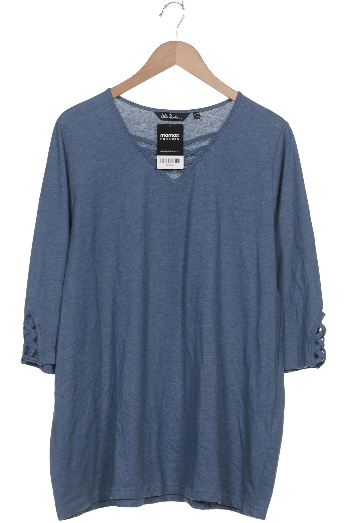 

Ulla Popken Damen Langarmshirt, blau, Gr. 46
