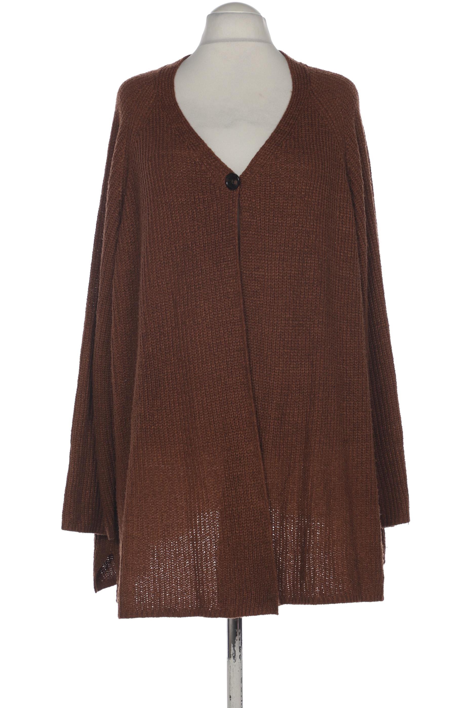 

Ulla Popken Damen Strickjacke, braun, Gr. 62