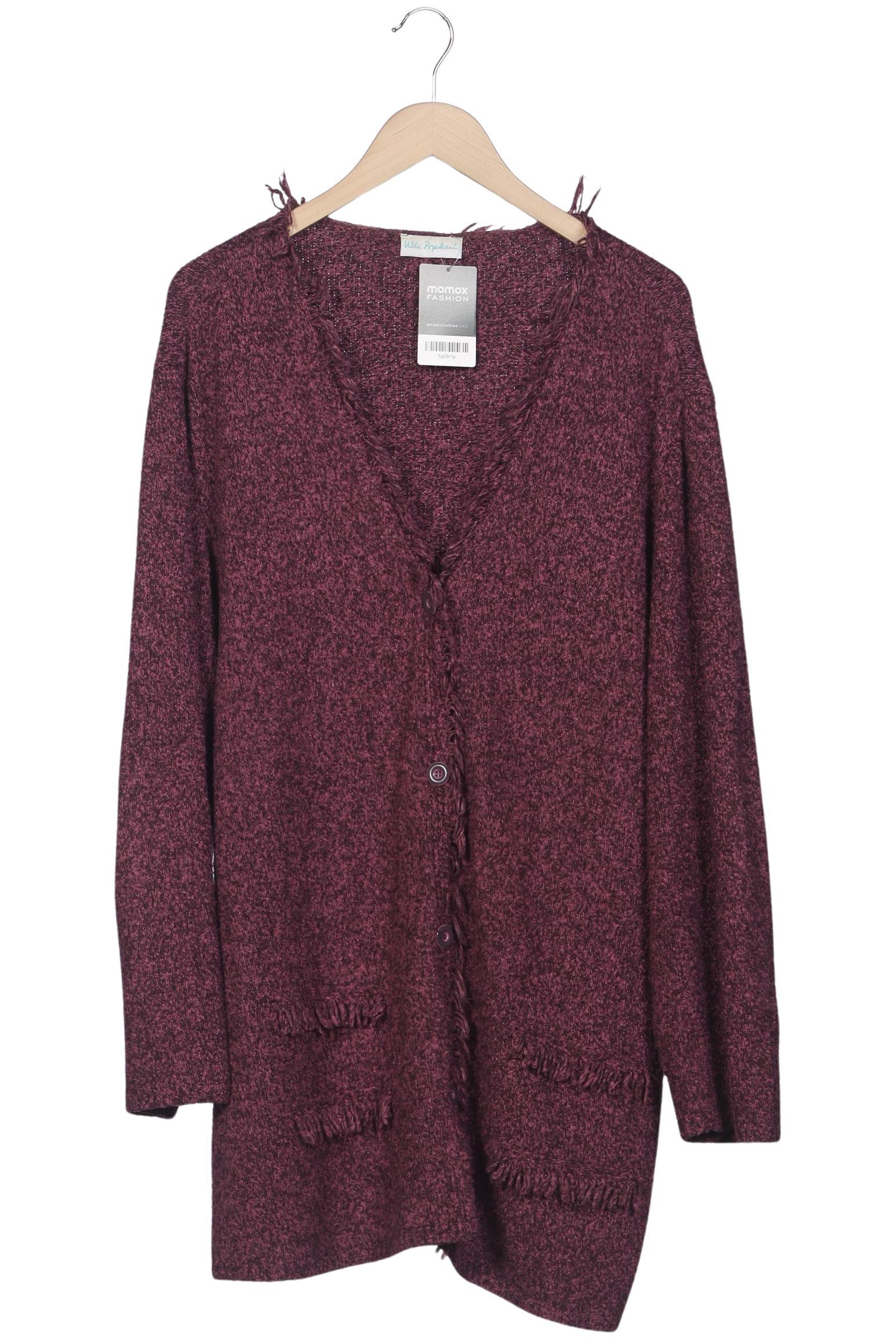 

Ulla Popken Damen Strickjacke, bordeaux, Gr. 50
