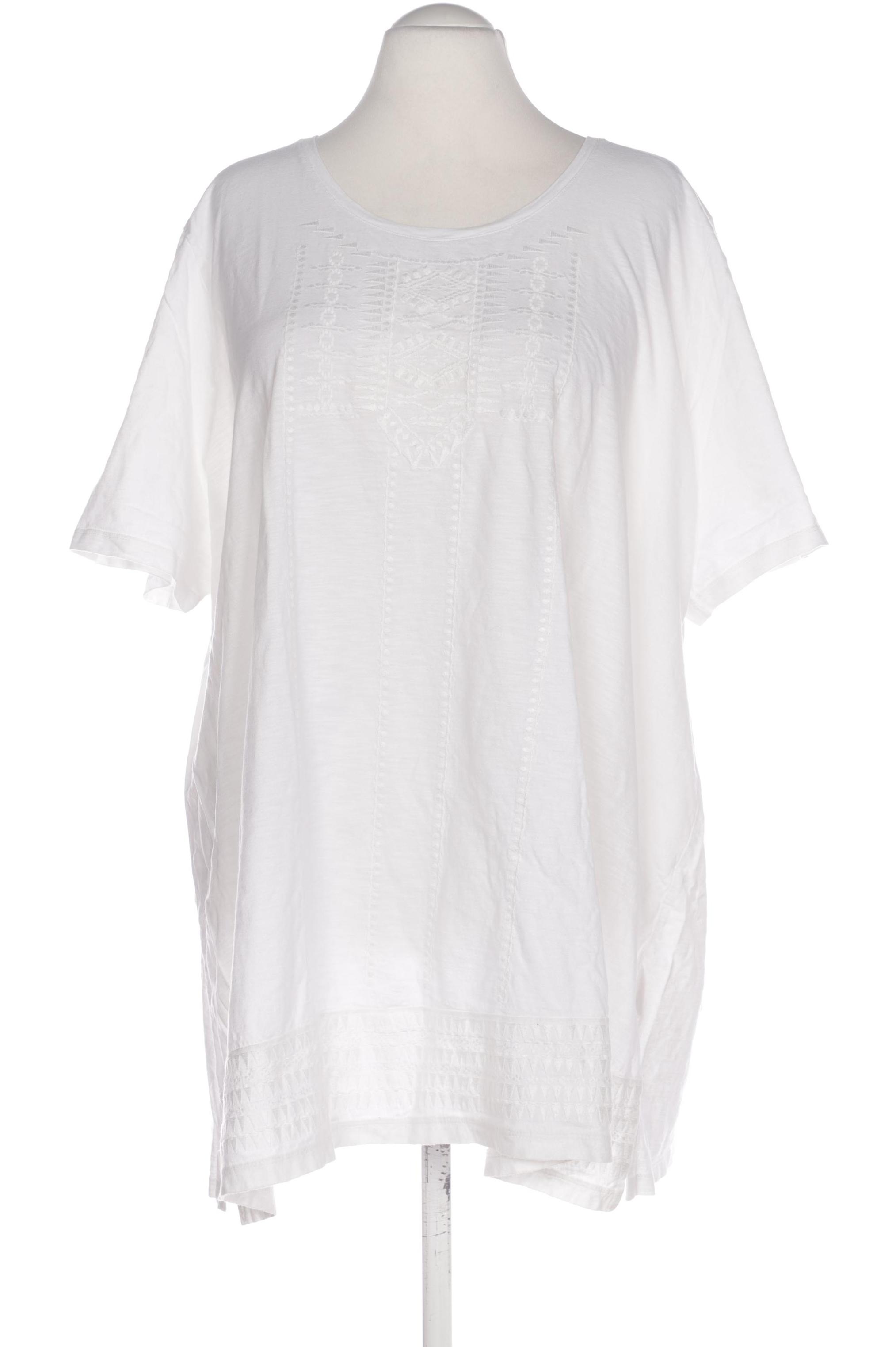 

Ulla Popken Damen T-Shirt, weiß, Gr. 58