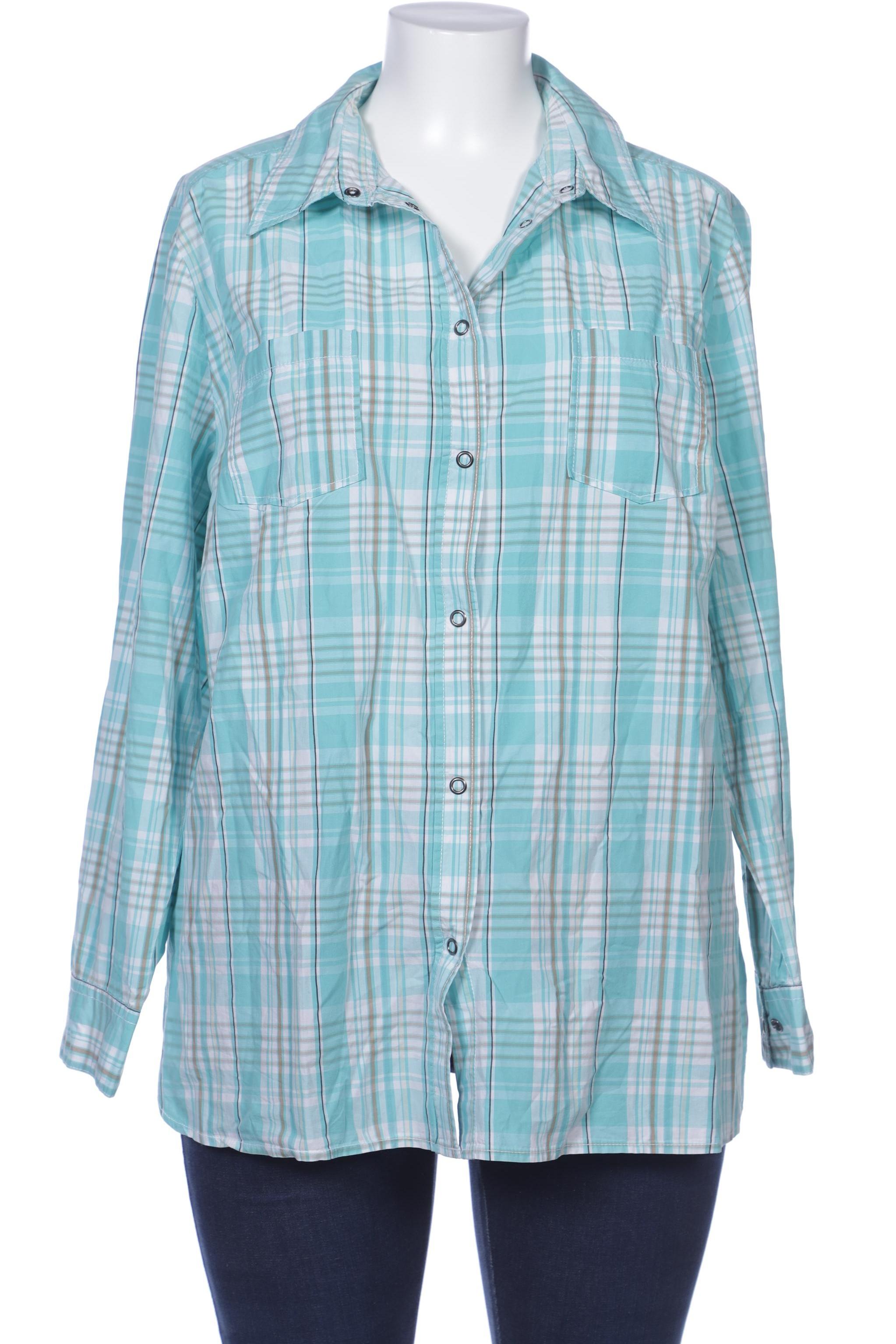 

Ulla Popken Damen Bluse, türkis, Gr. 46