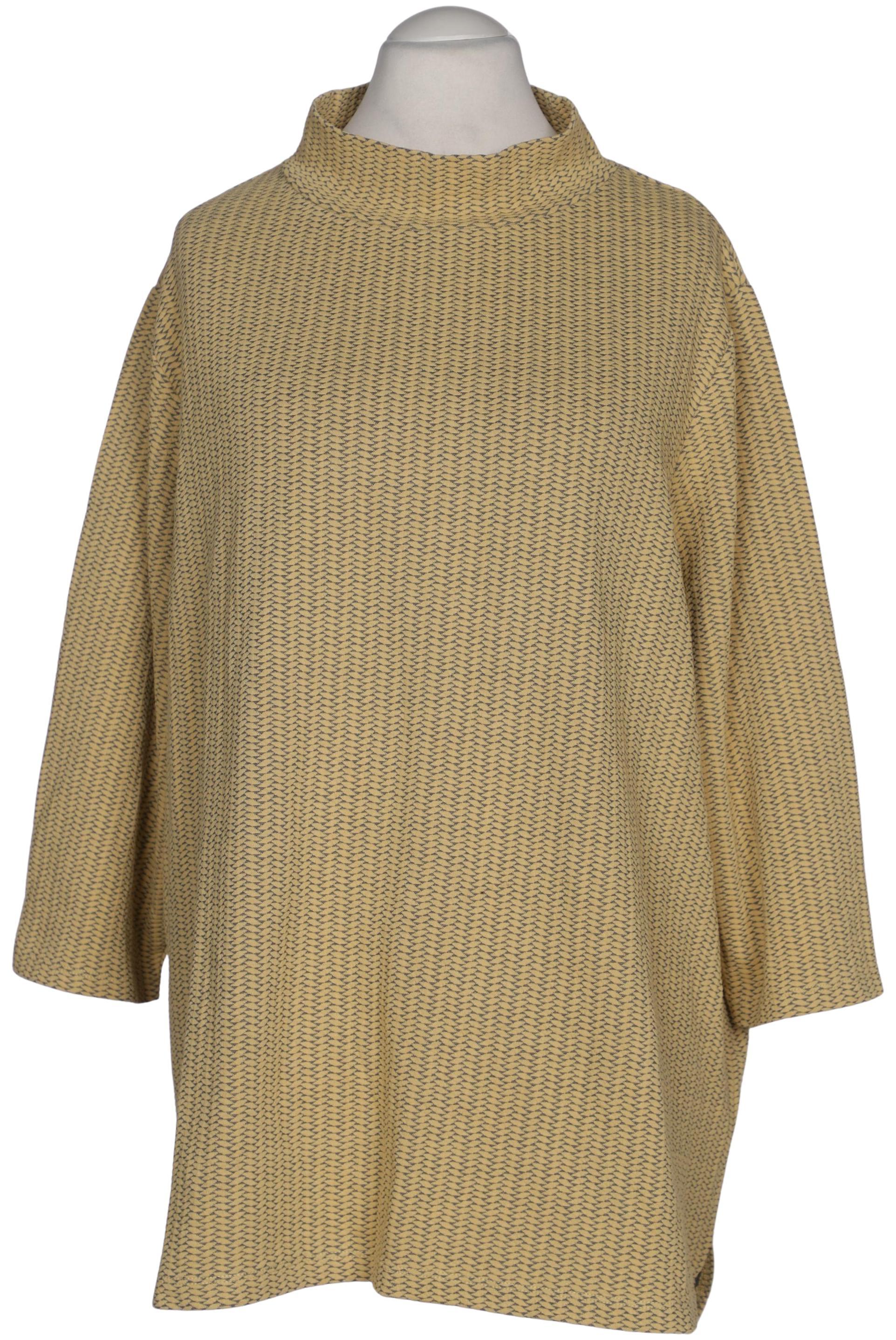 

Ulla Popken Damen Langarmshirt, gelb, Gr. 54