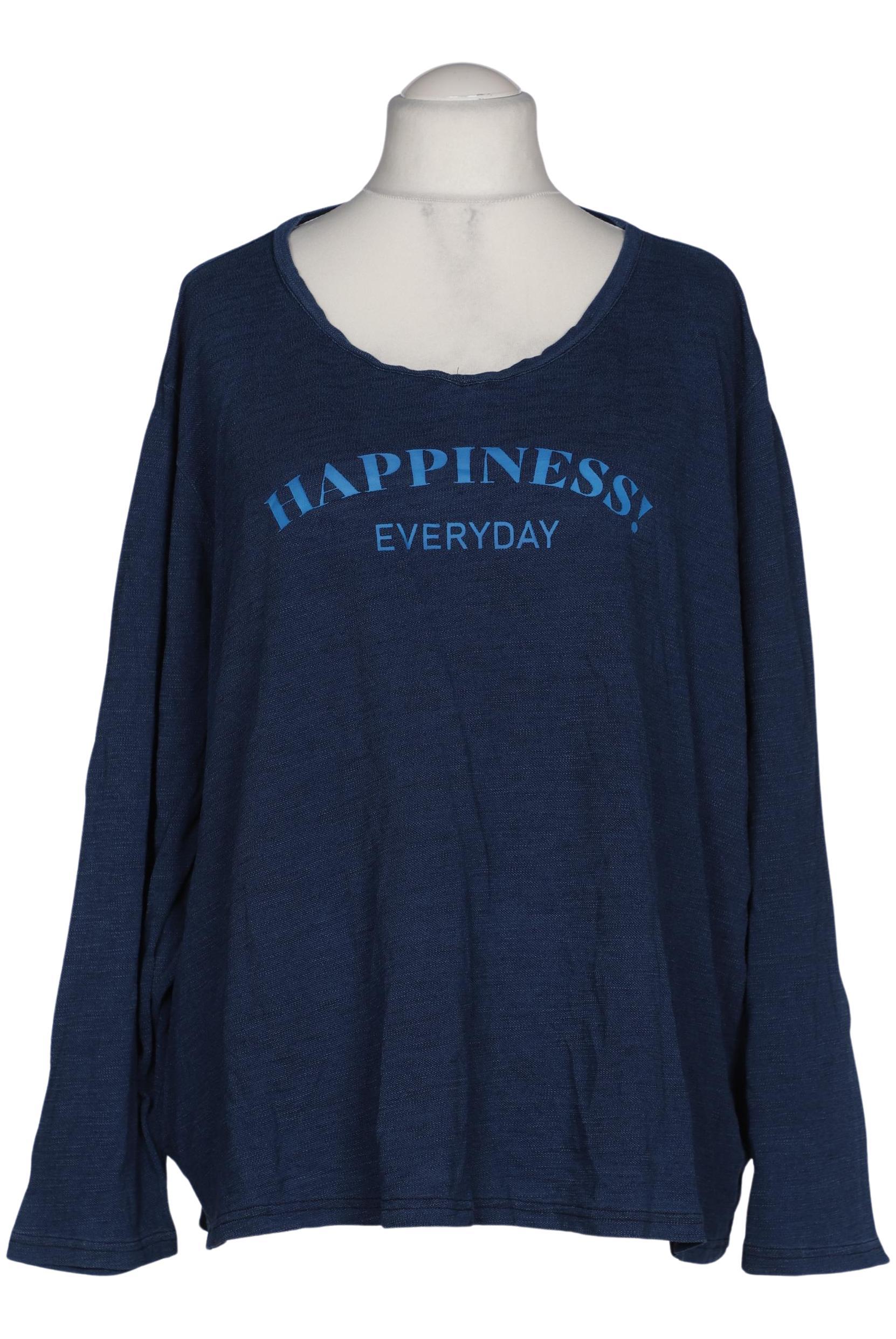 

Ulla Popken Damen Langarmshirt, marineblau, Gr. 54