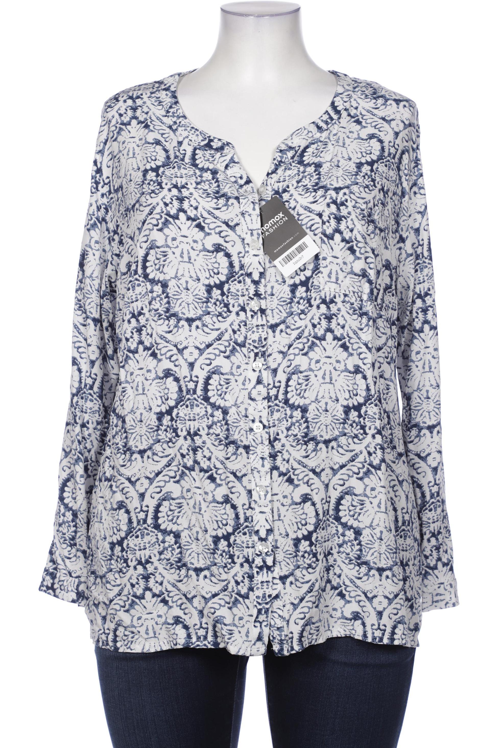 

Ulla Popken Damen Bluse, blau, Gr. 46