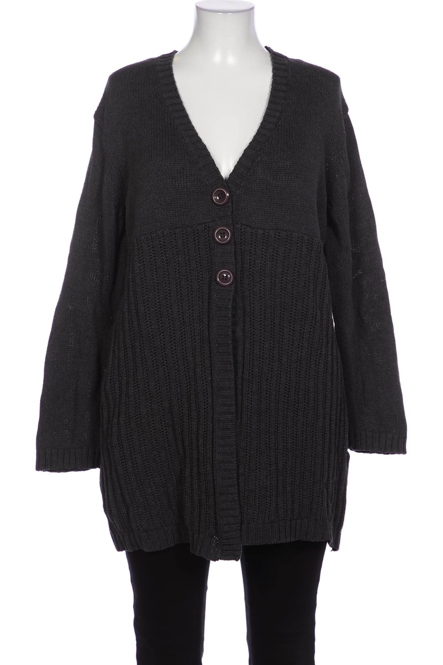 

Ulla Popken Damen Strickjacke, grau, Gr. 46