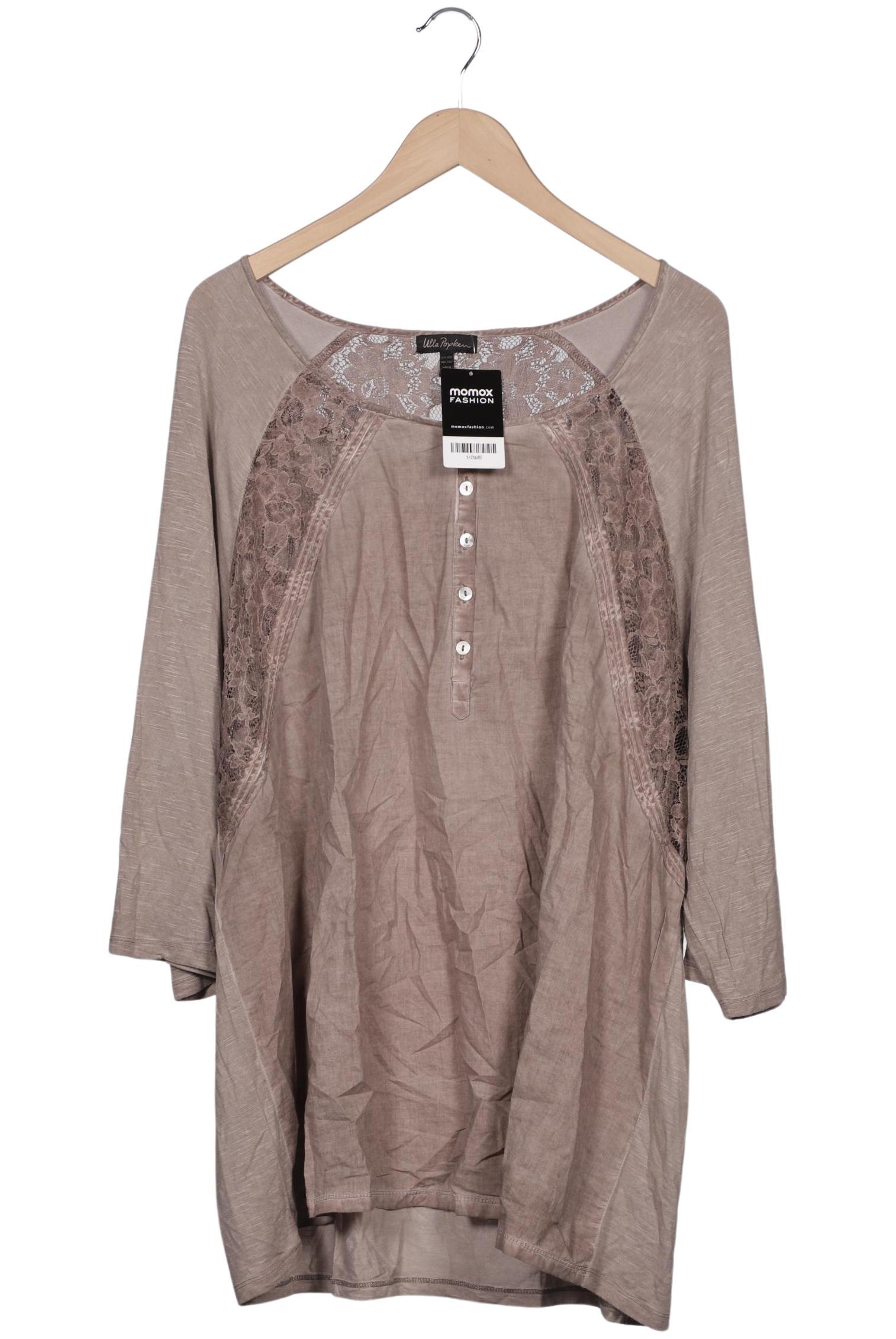 

Ulla Popken Damen Langarmshirt, braun, Gr. 50