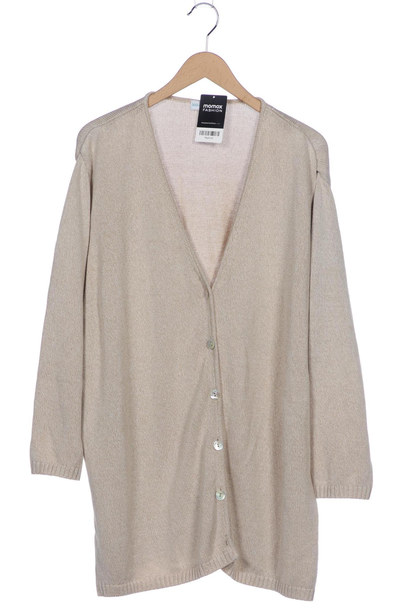 

Ulla Popken Damen Strickjacke, beige, Gr. 50