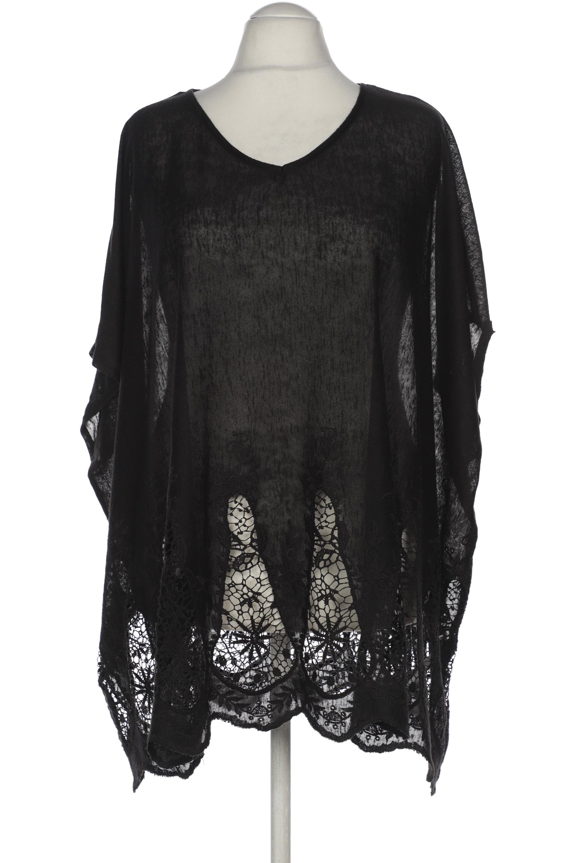 

Ulla Popken Damen T-Shirt, schwarz, Gr. 56