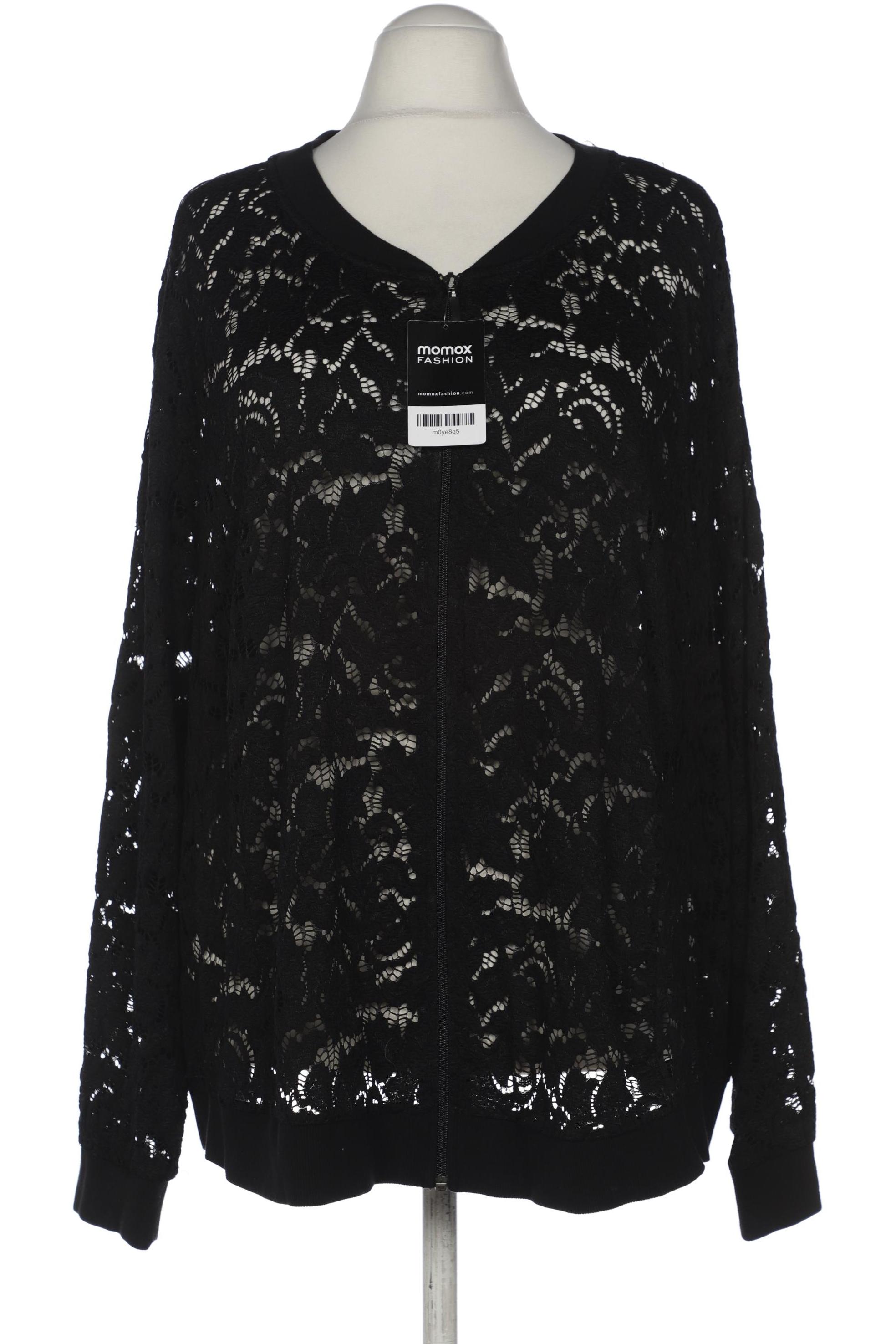 

Ulla Popken Damen Sweatshirt, schwarz, Gr. 58