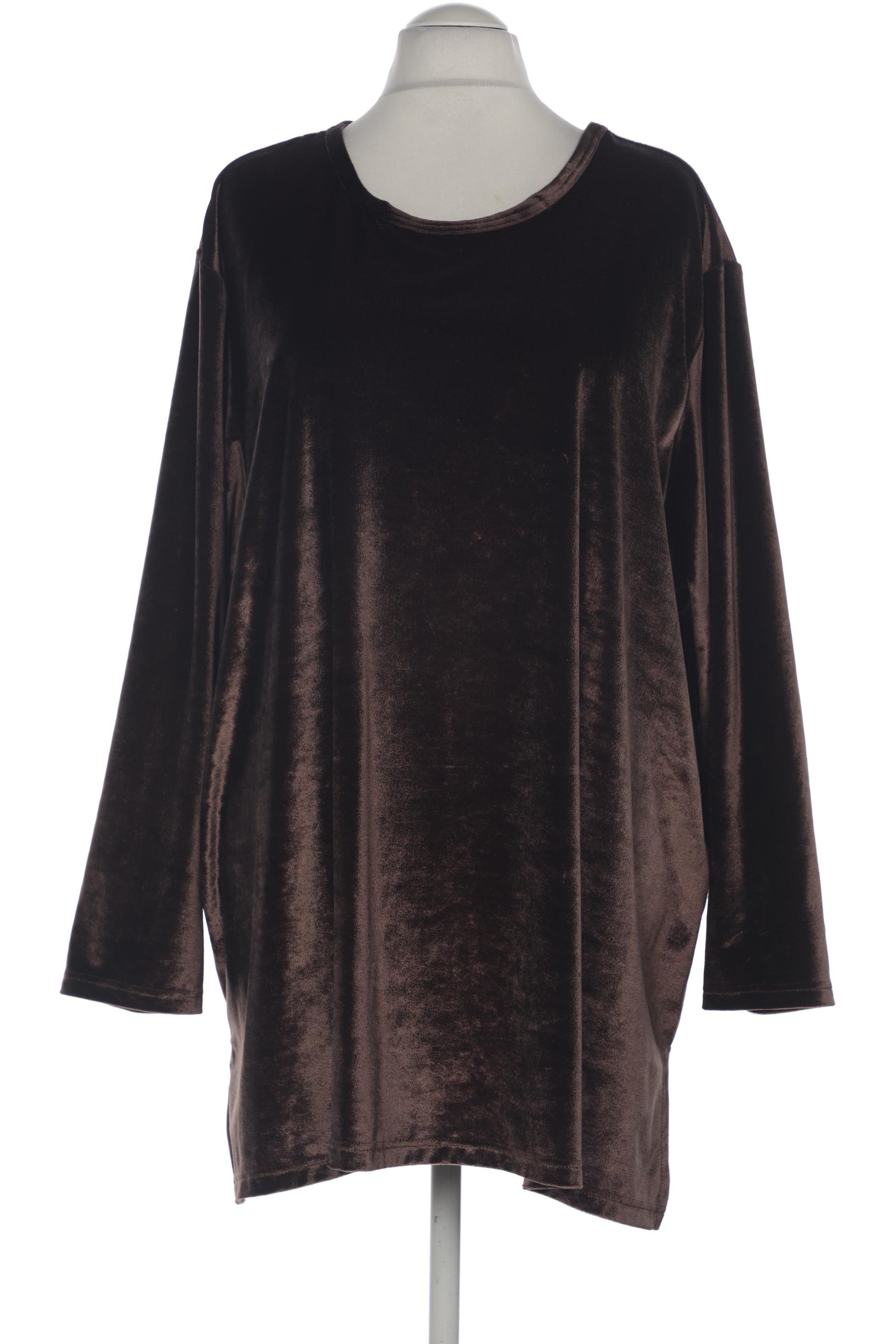 

Ulla Popken Damen Langarmshirt, braun, Gr. 54