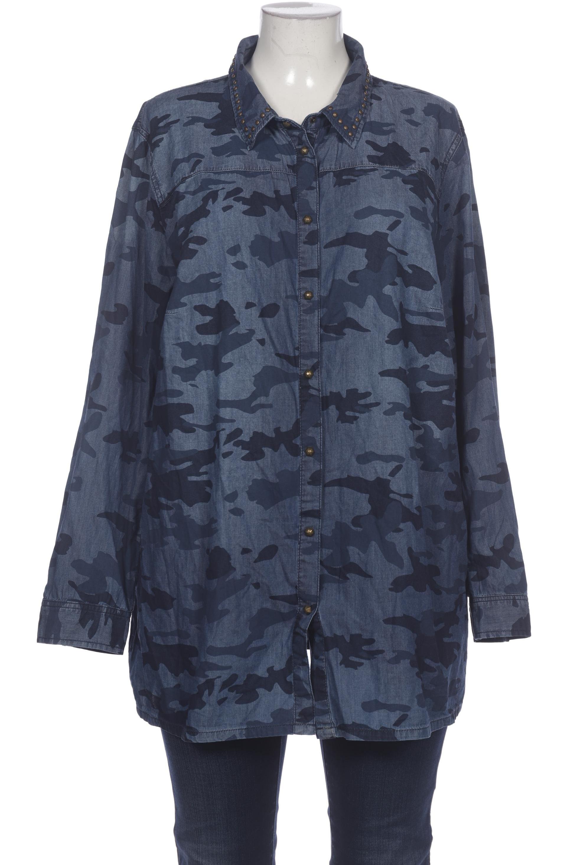 

Ulla Popken Damen Bluse, blau, Gr. 50