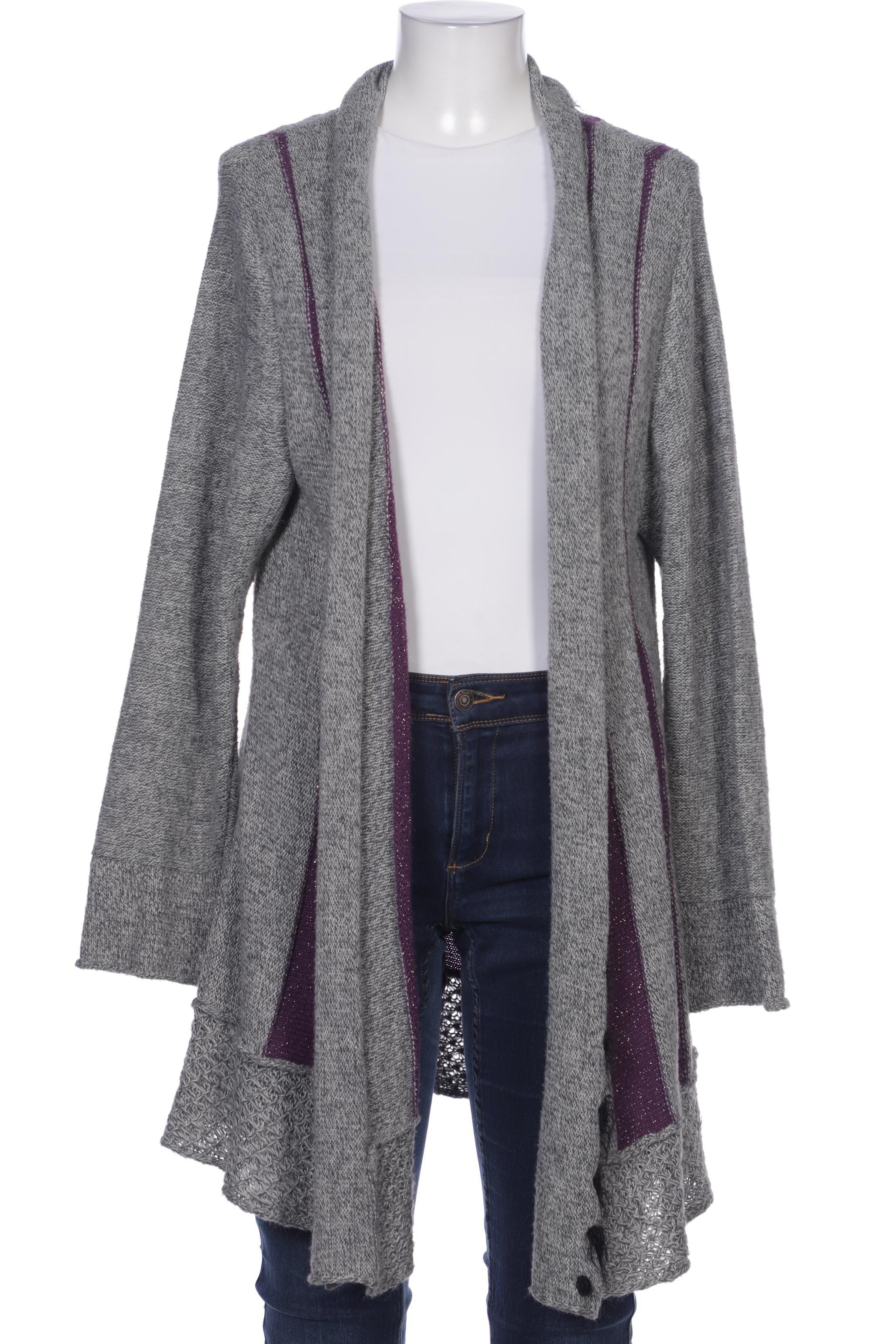 

Ulla Popken Damen Strickjacke, grau, Gr. 42