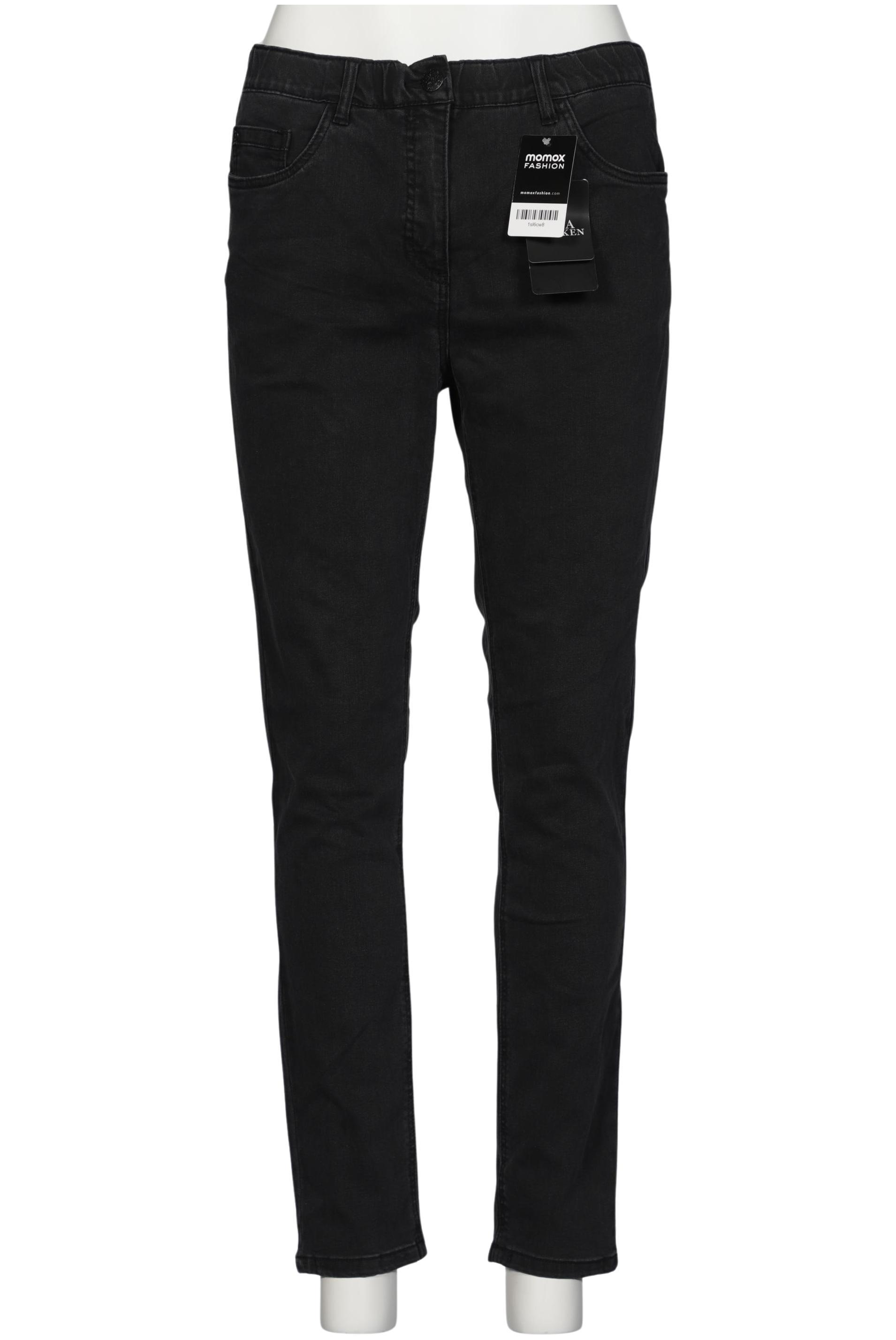 

Ulla Popken Damen Jeans, schwarz, Gr. 48