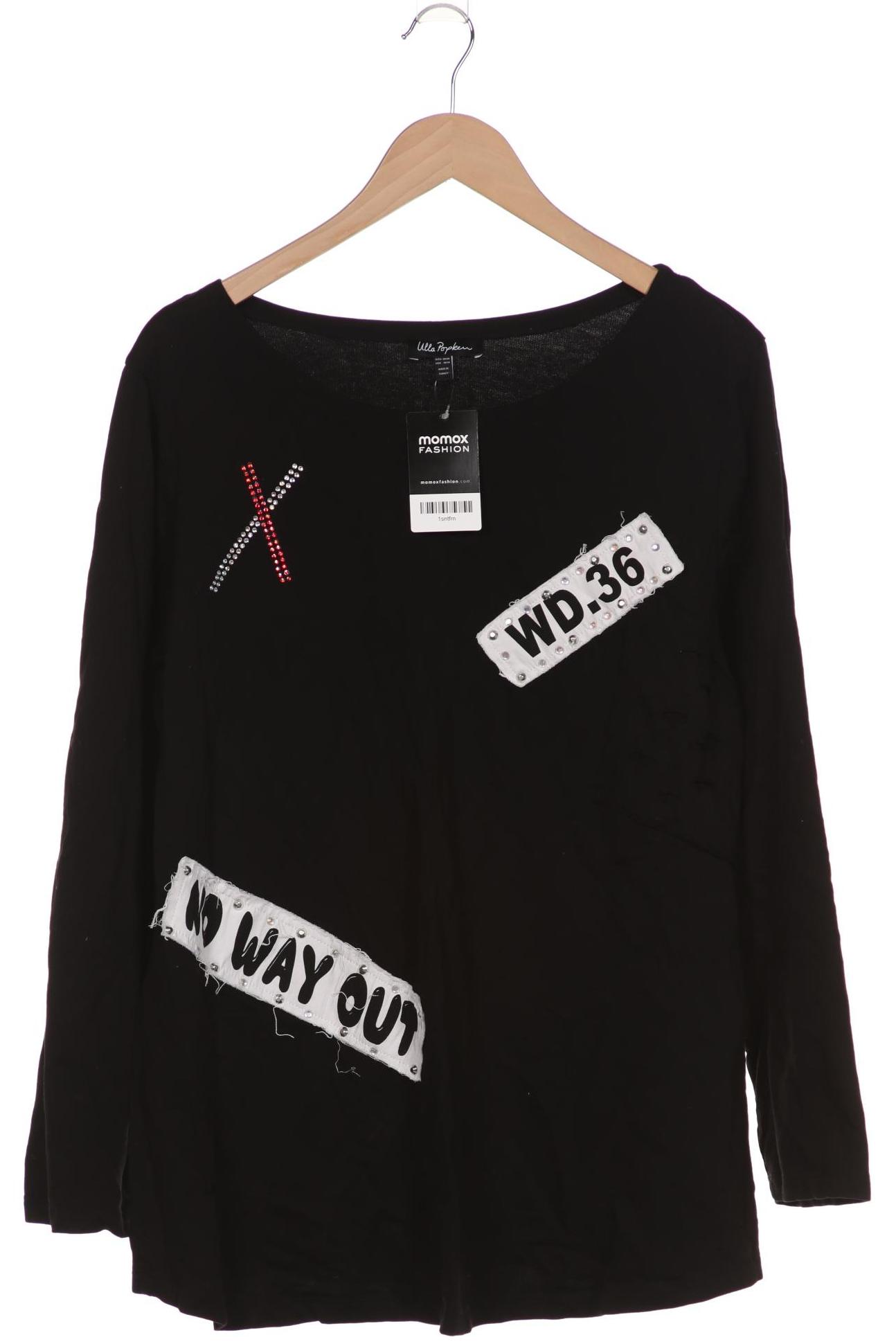 

Ulla Popken Damen Langarmshirt, schwarz, Gr. 46
