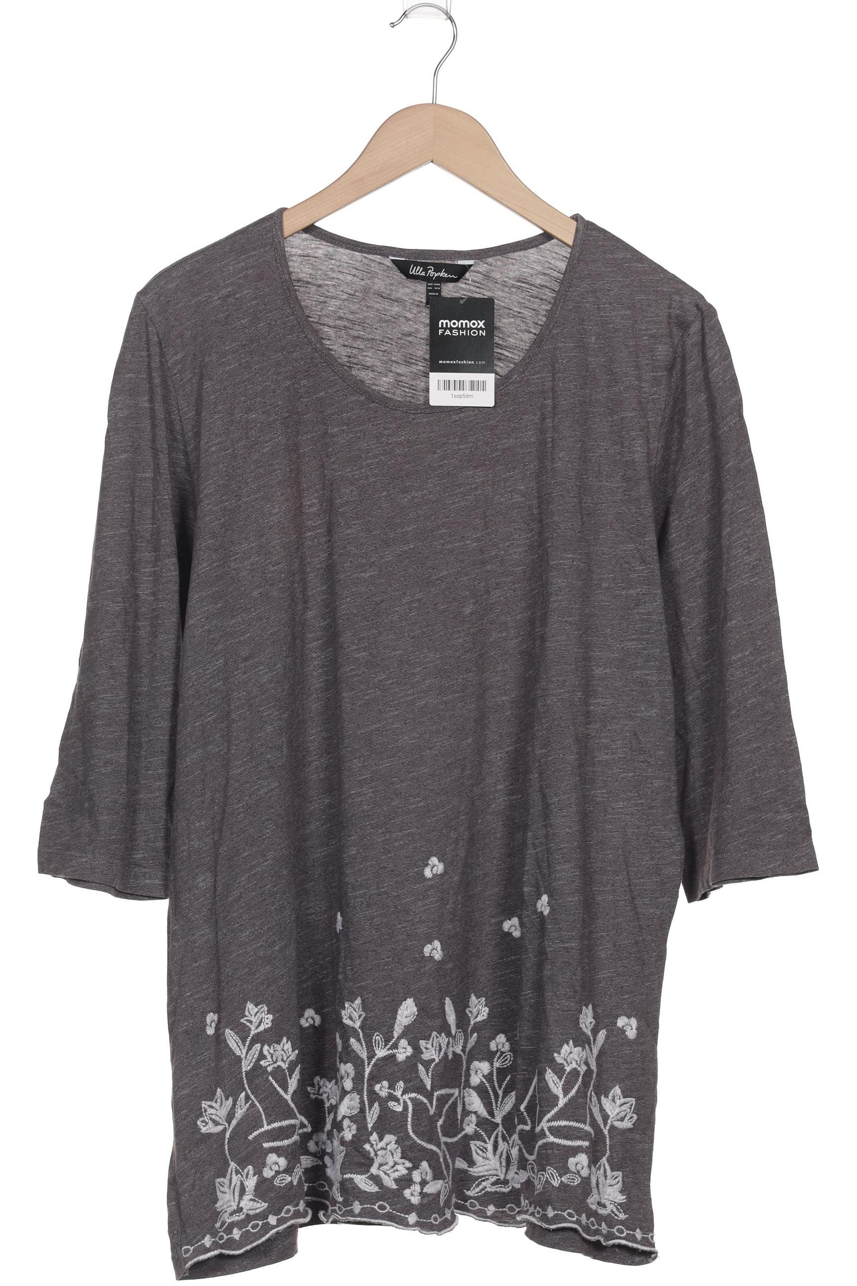 

Ulla Popken Damen T-Shirt, grau, Gr. 46