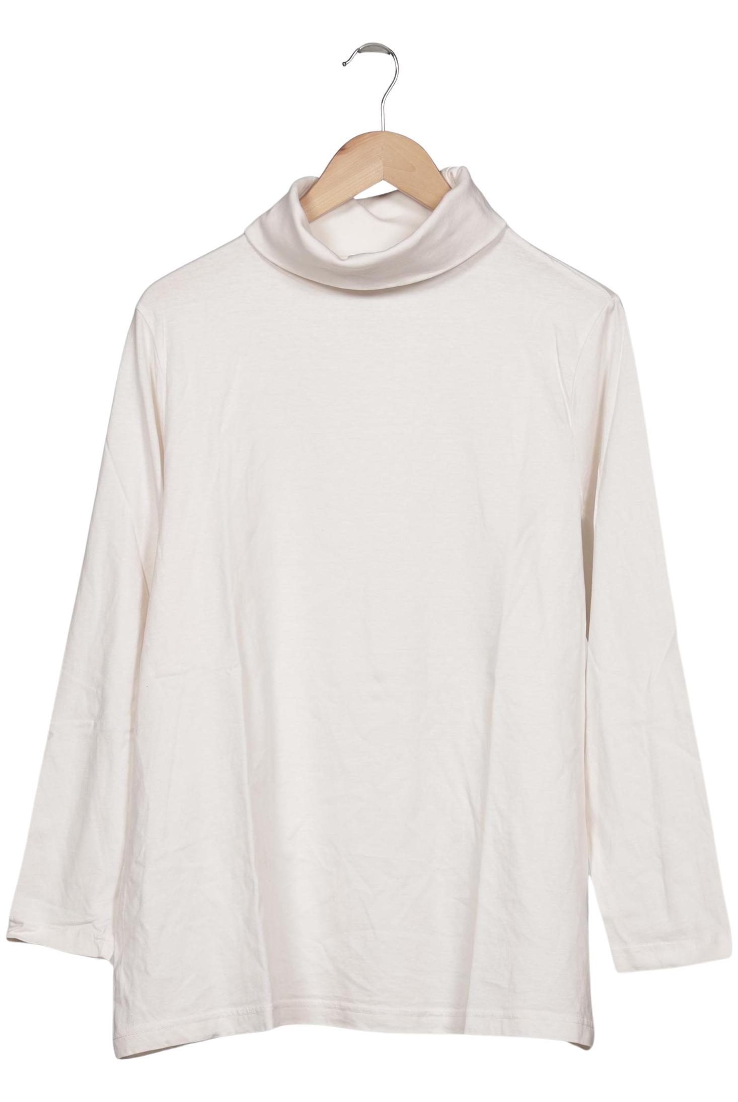 

Ulla Popken Damen Langarmshirt, beige, Gr. 46
