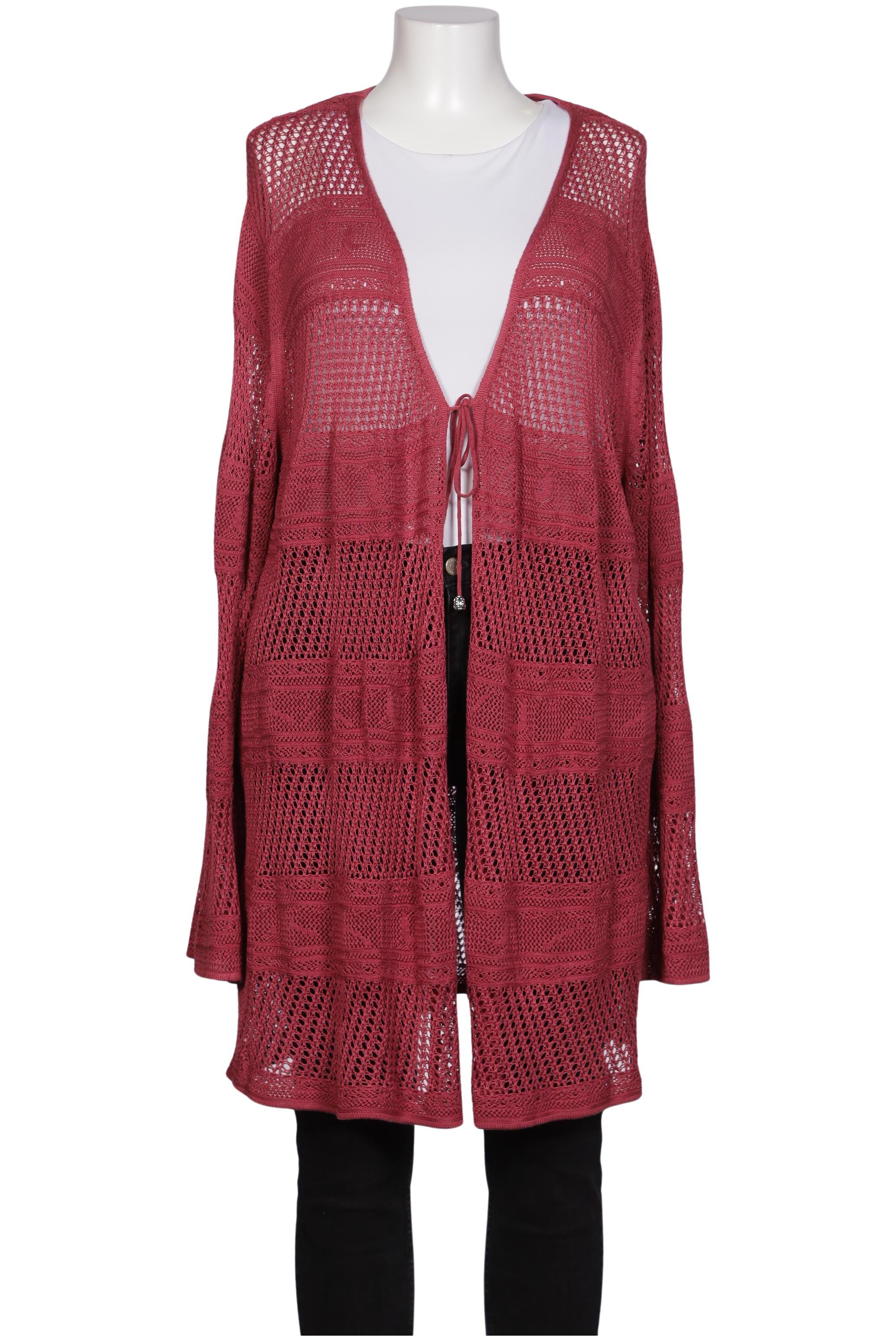 

Ulla Popken Damen Strickjacke, pink, Gr. 50
